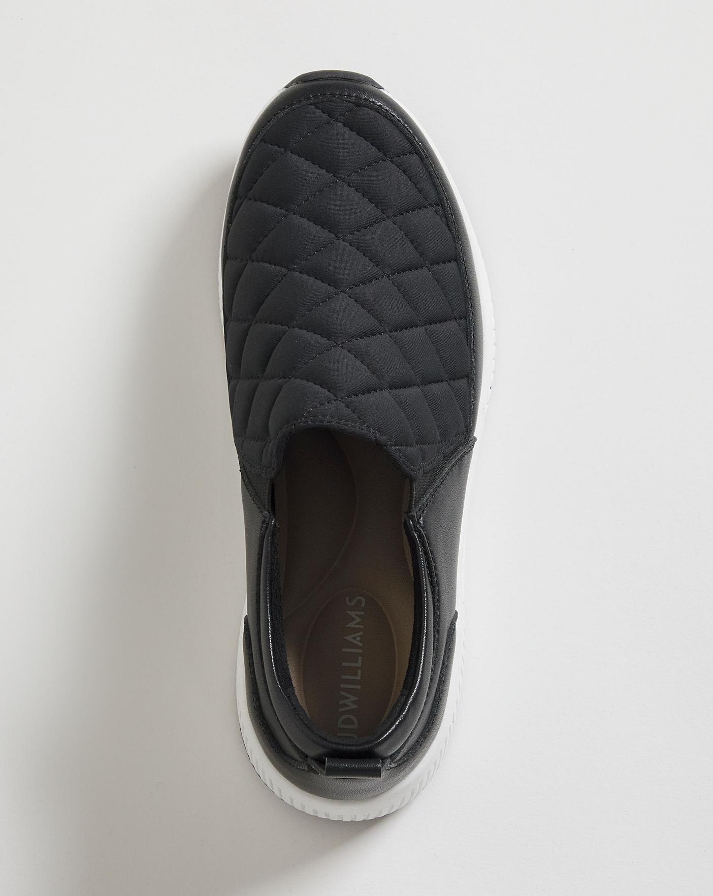 Quilted Slip On Shoe E Fit Marisota