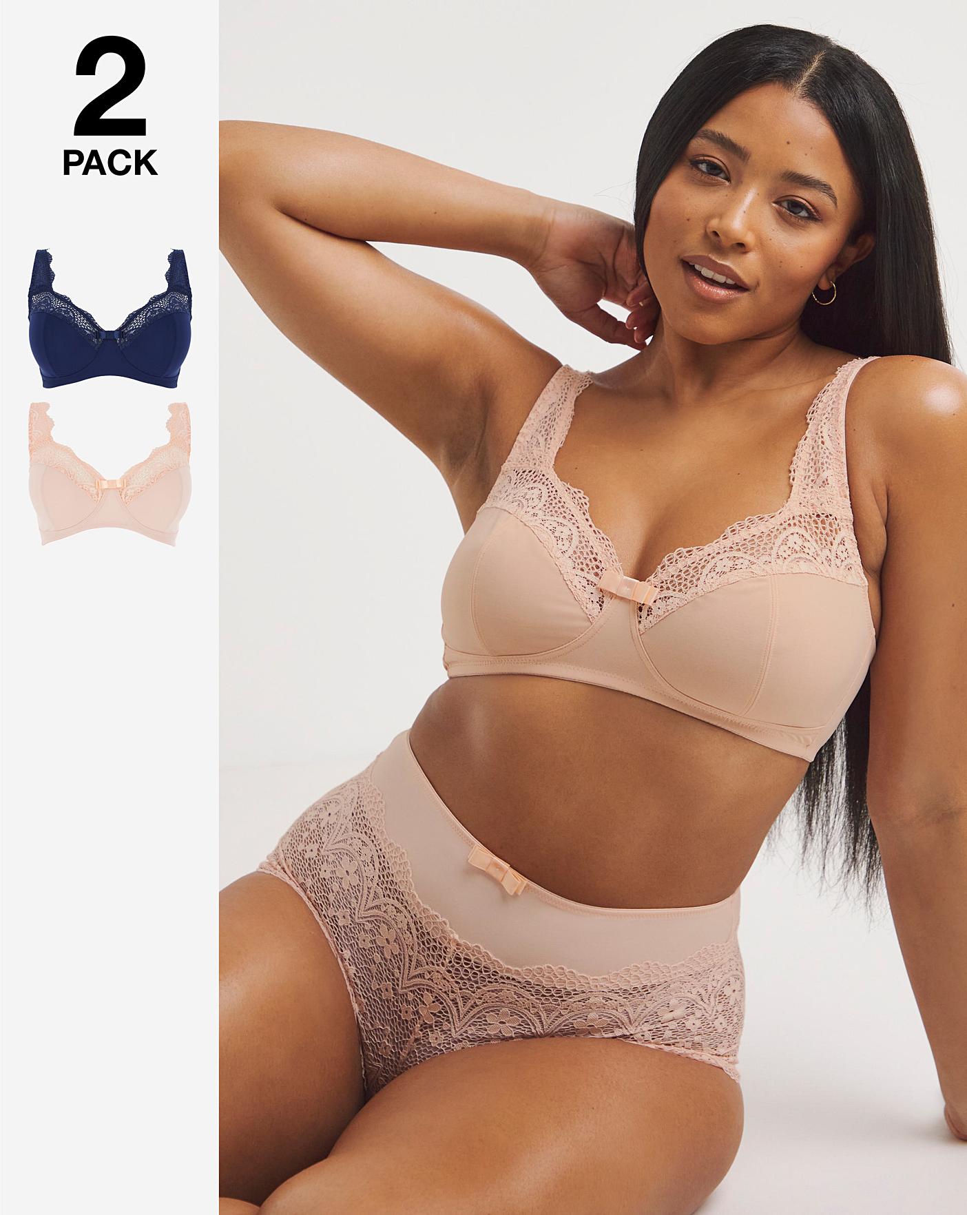 Non padded Net Wired Lace Bra – Glamour Secrets