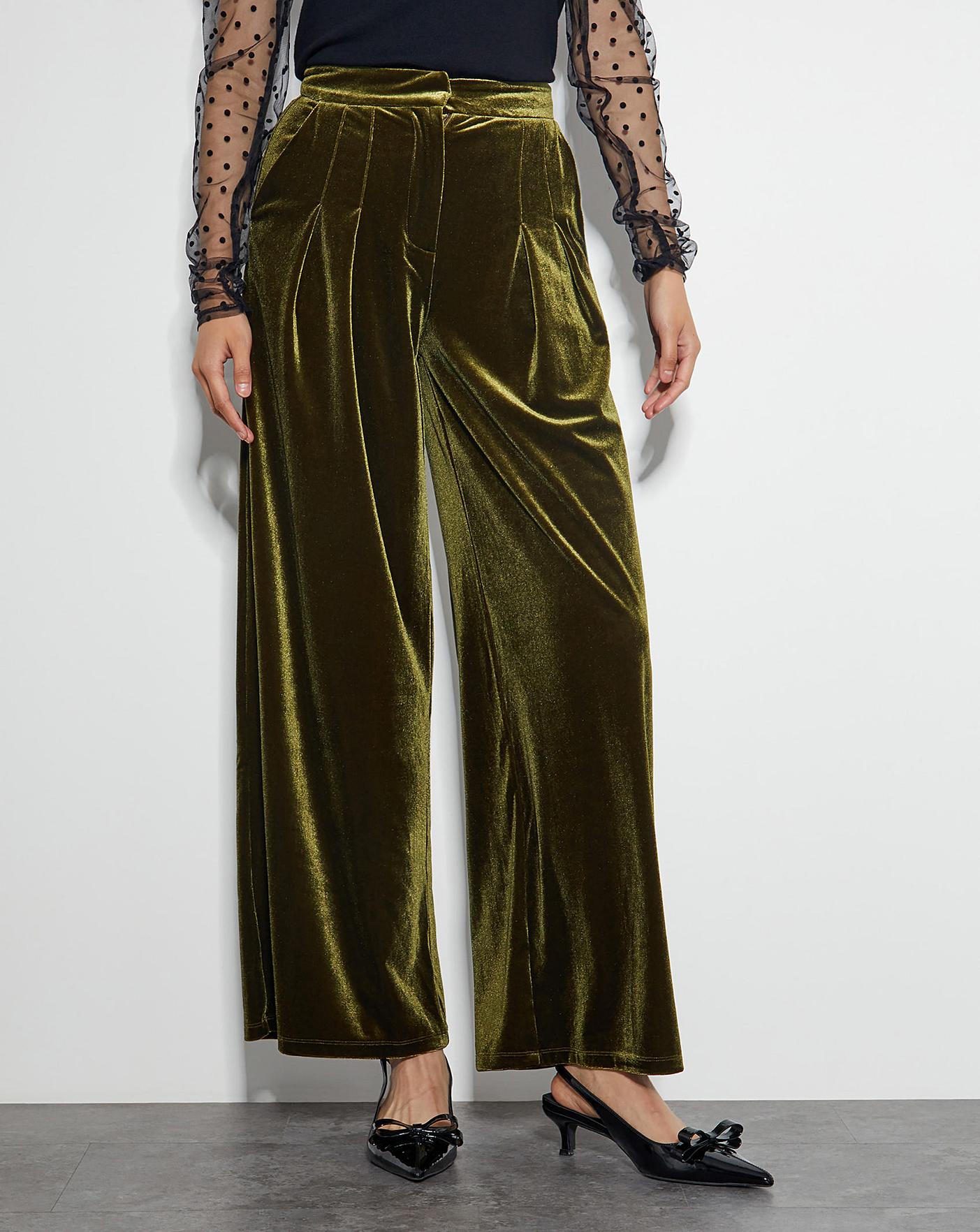 PAM velvet trouser pants｜レディース