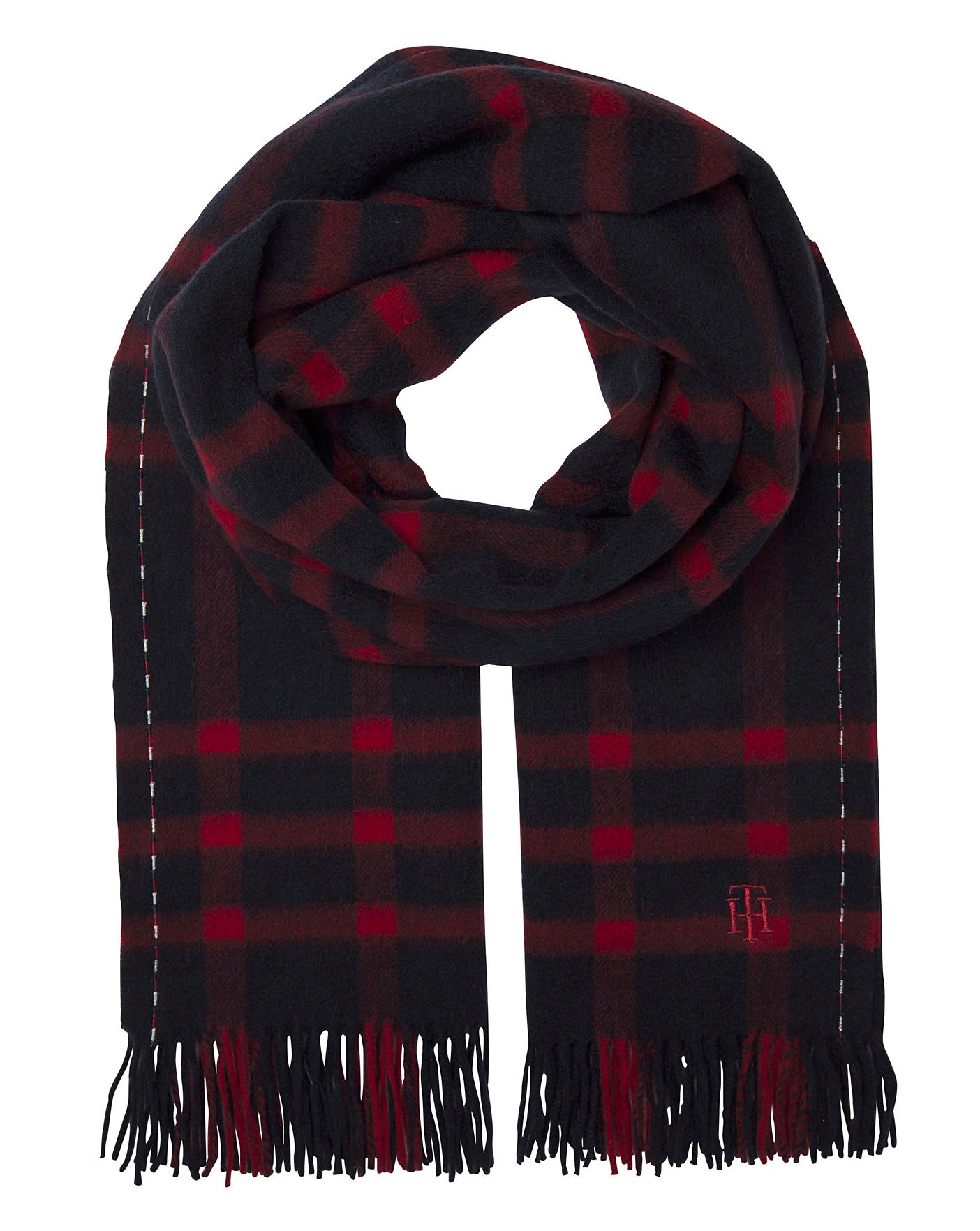 tommy hilfiger wool scarf