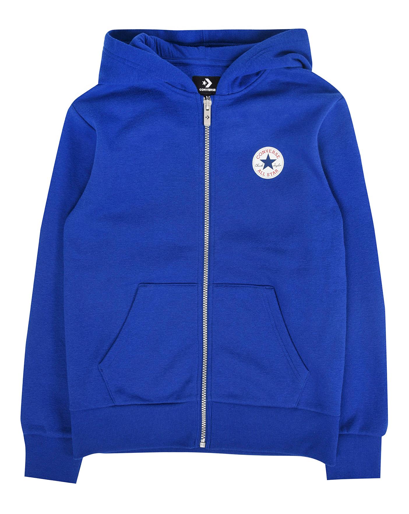 converse chuck patch full zip hoody