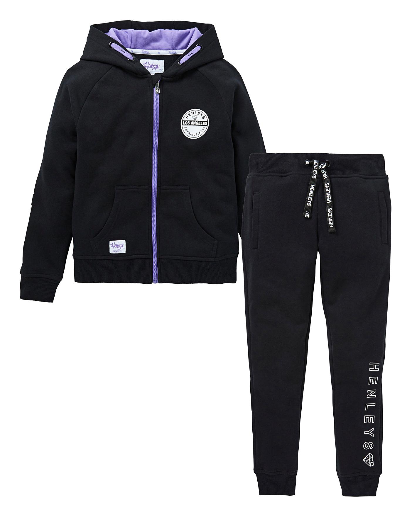 girls fleece tracksuit
