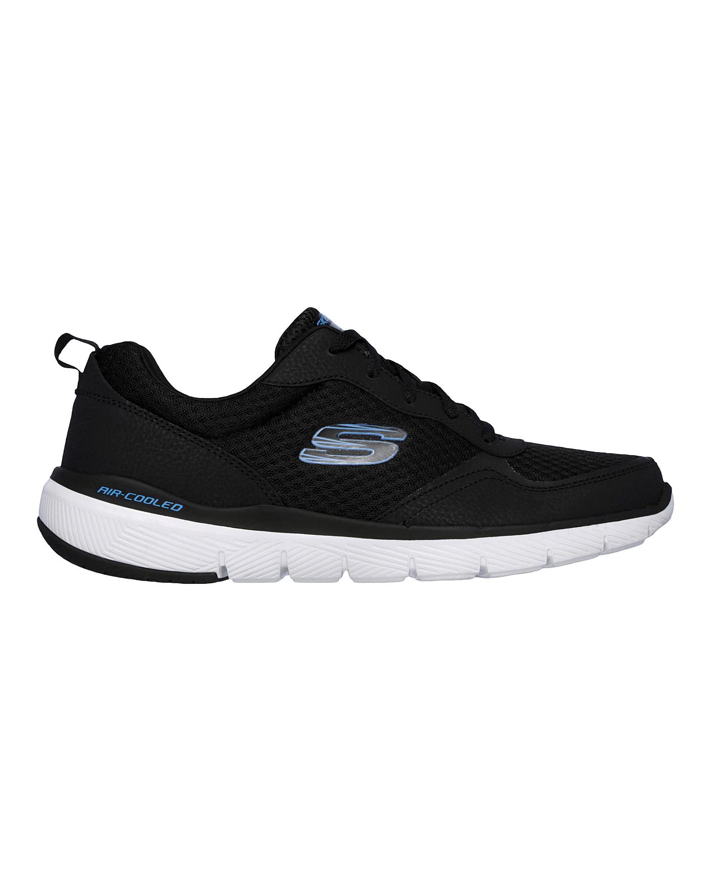 skechers leather trainers