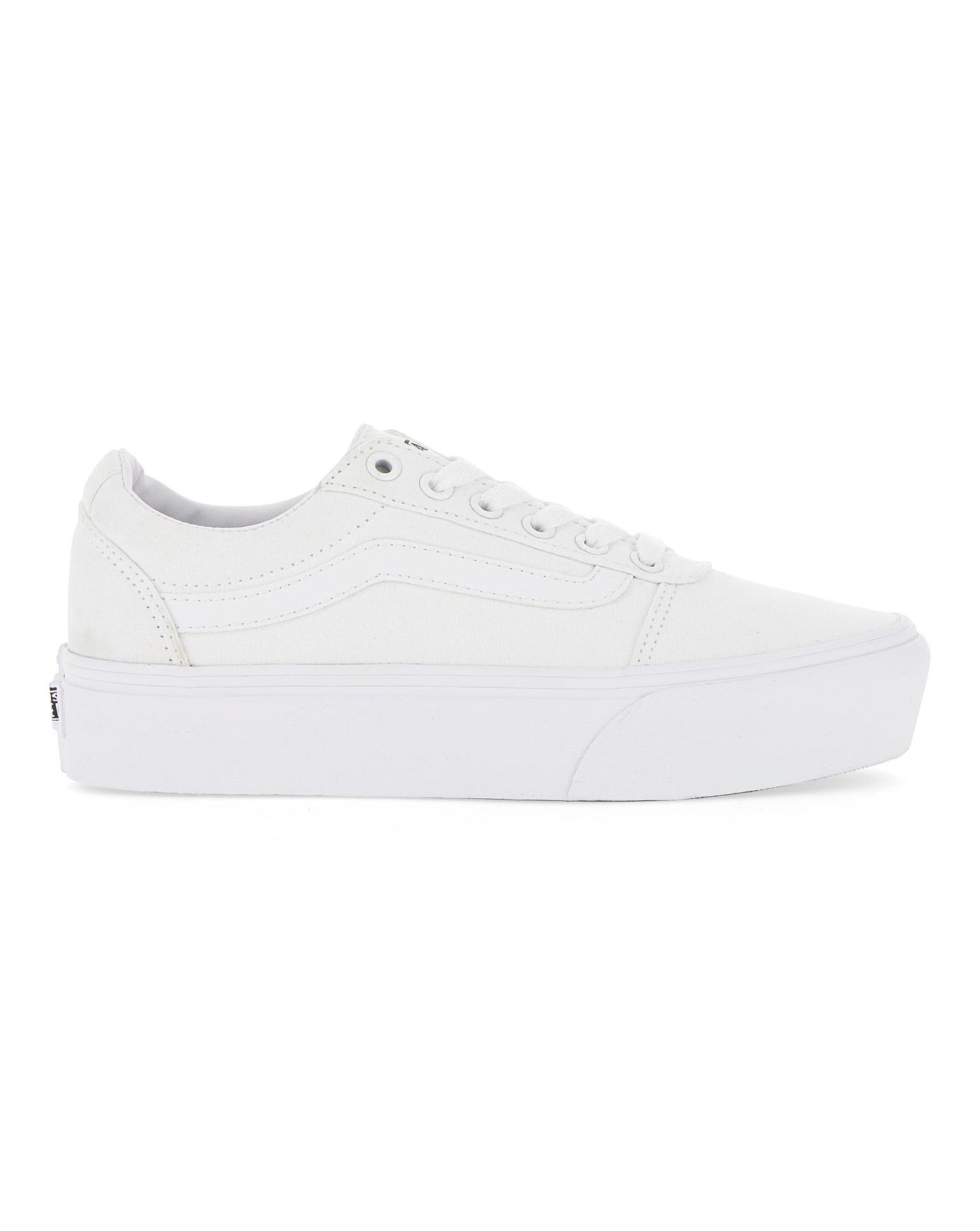 Vans ward hot sale platform trainers