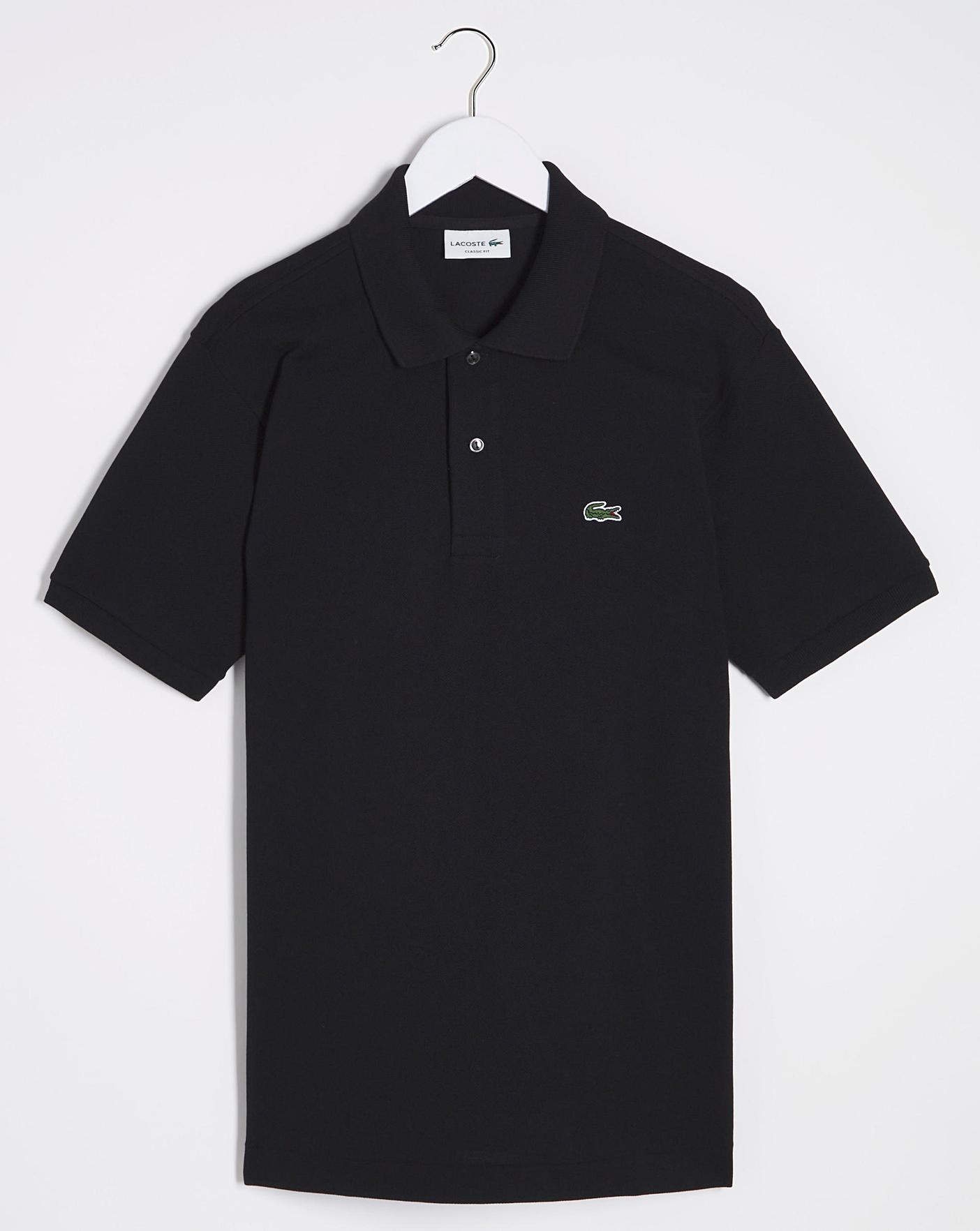 Lacoste polo noir hot sale