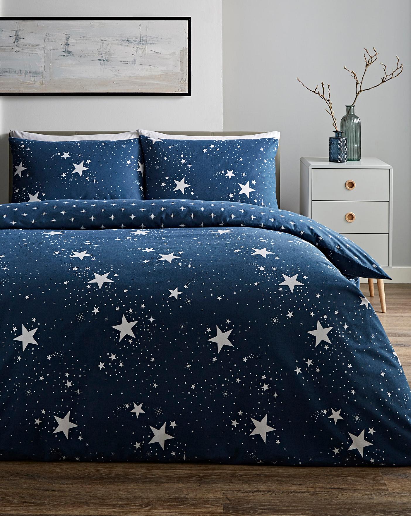 star brushed cotton bedding