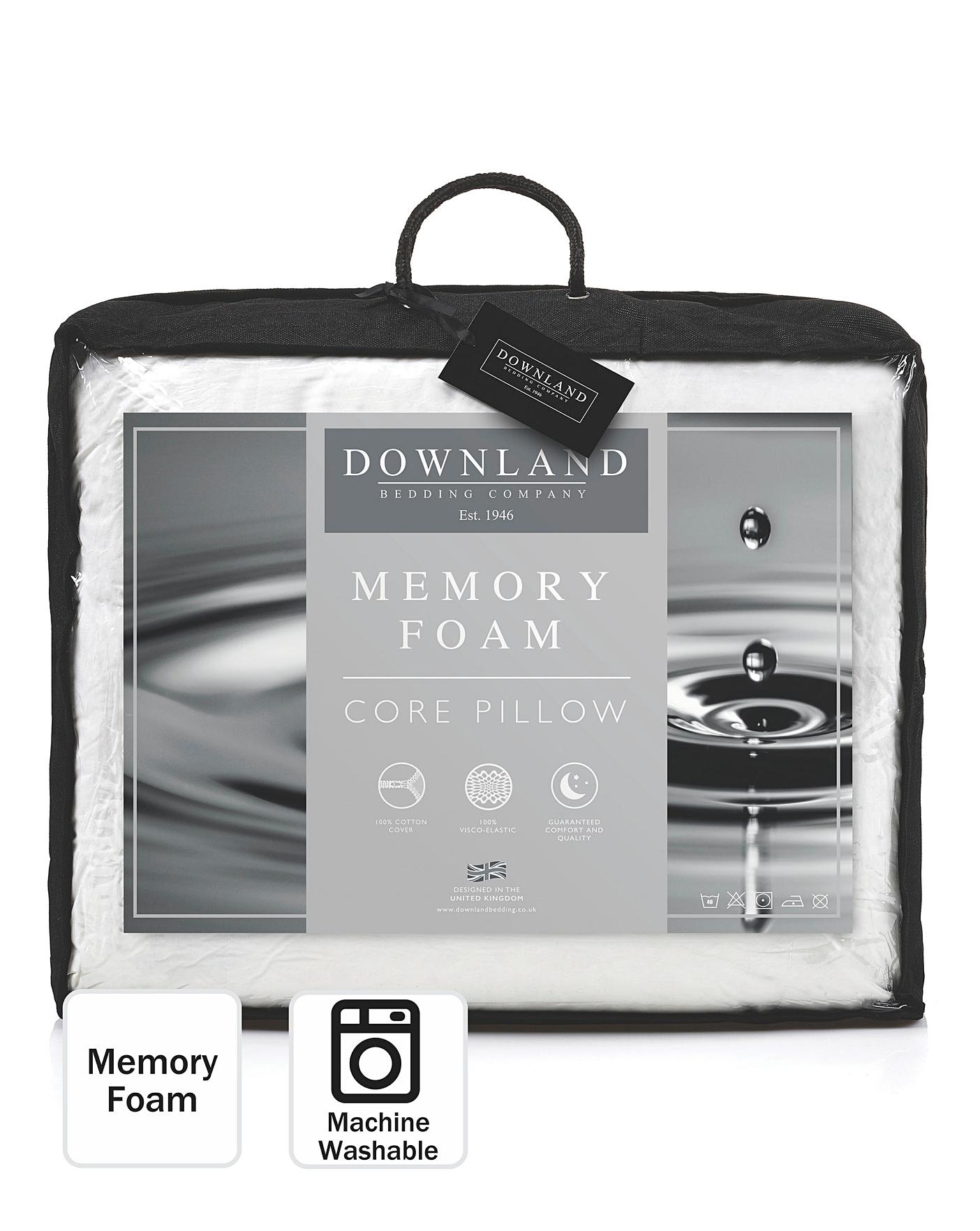 Memory Foam Core Pillows - 2 Pack