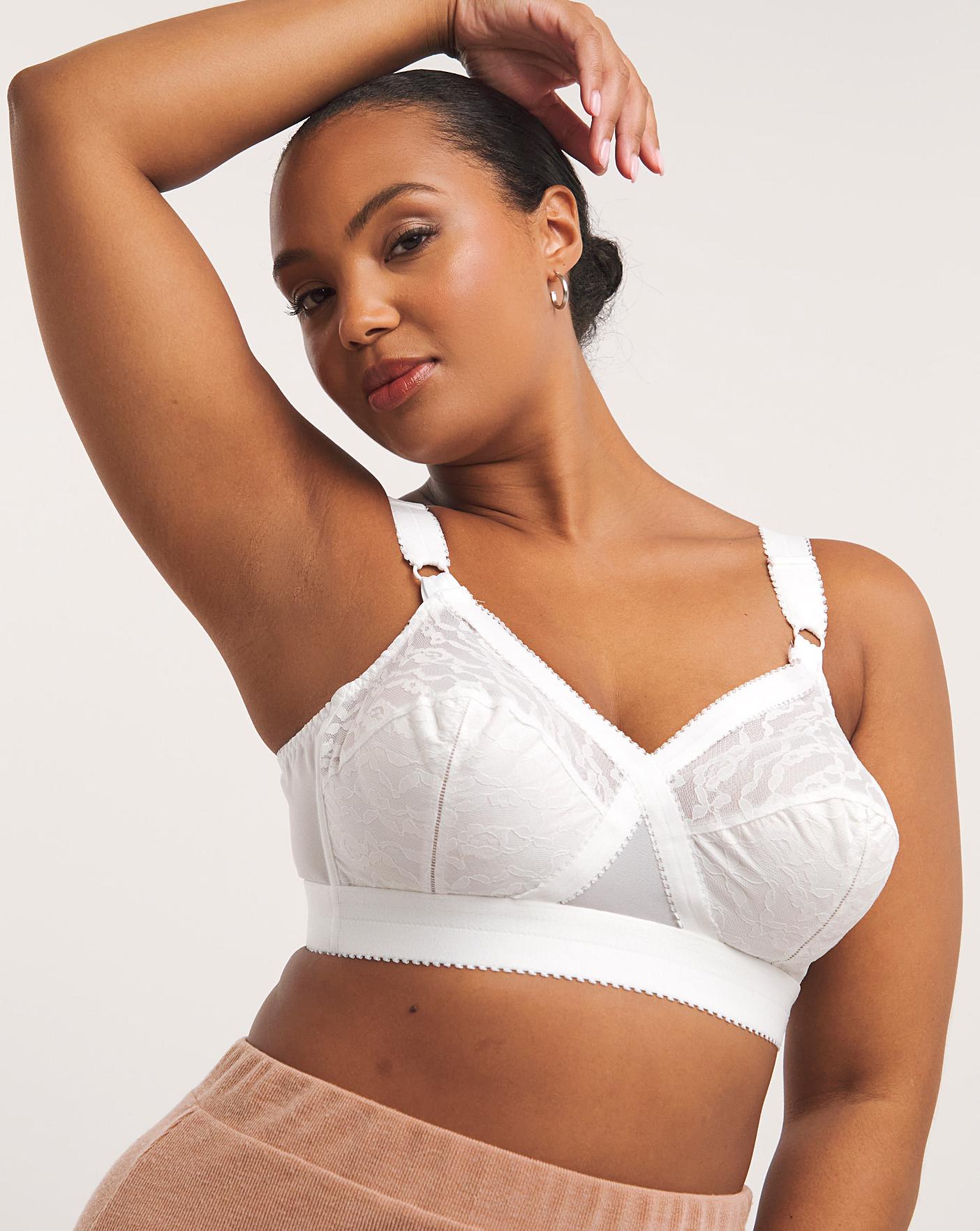Playtex Women's Classic Cross Your Heart Bra with Lace Cups