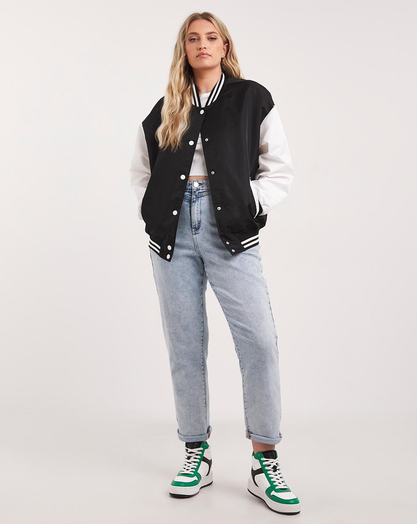 Varsity bomber jacket hot sale