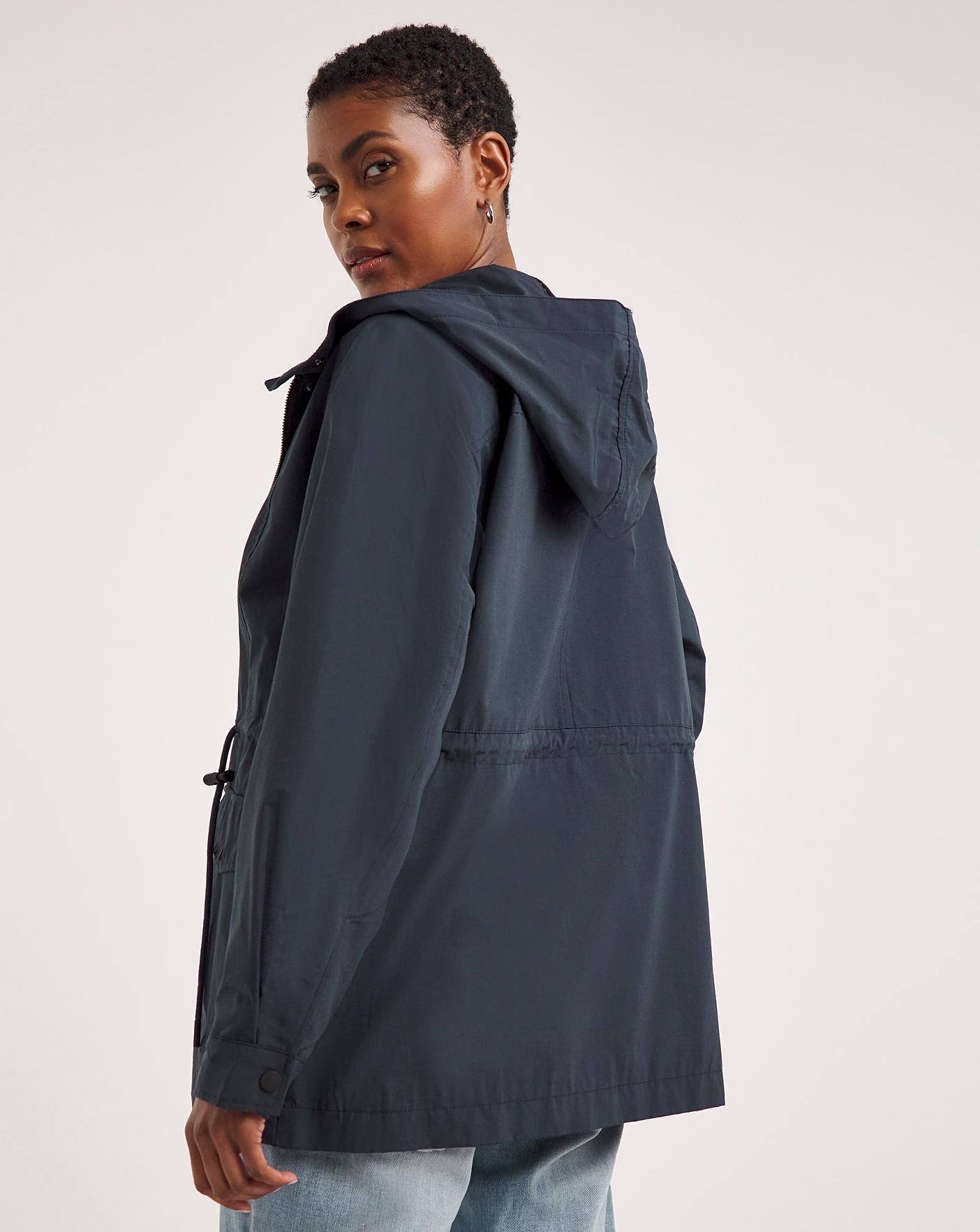 Navy Shower Resist Raincoat Oxendales