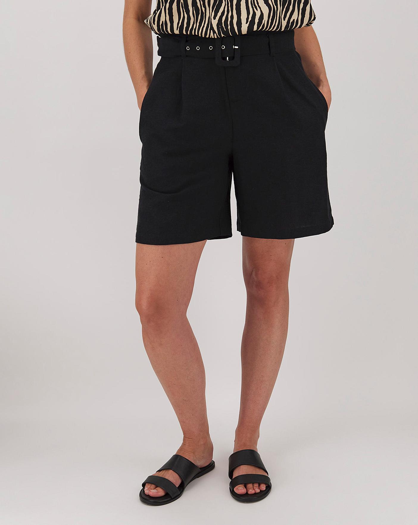 shorts with bow belt