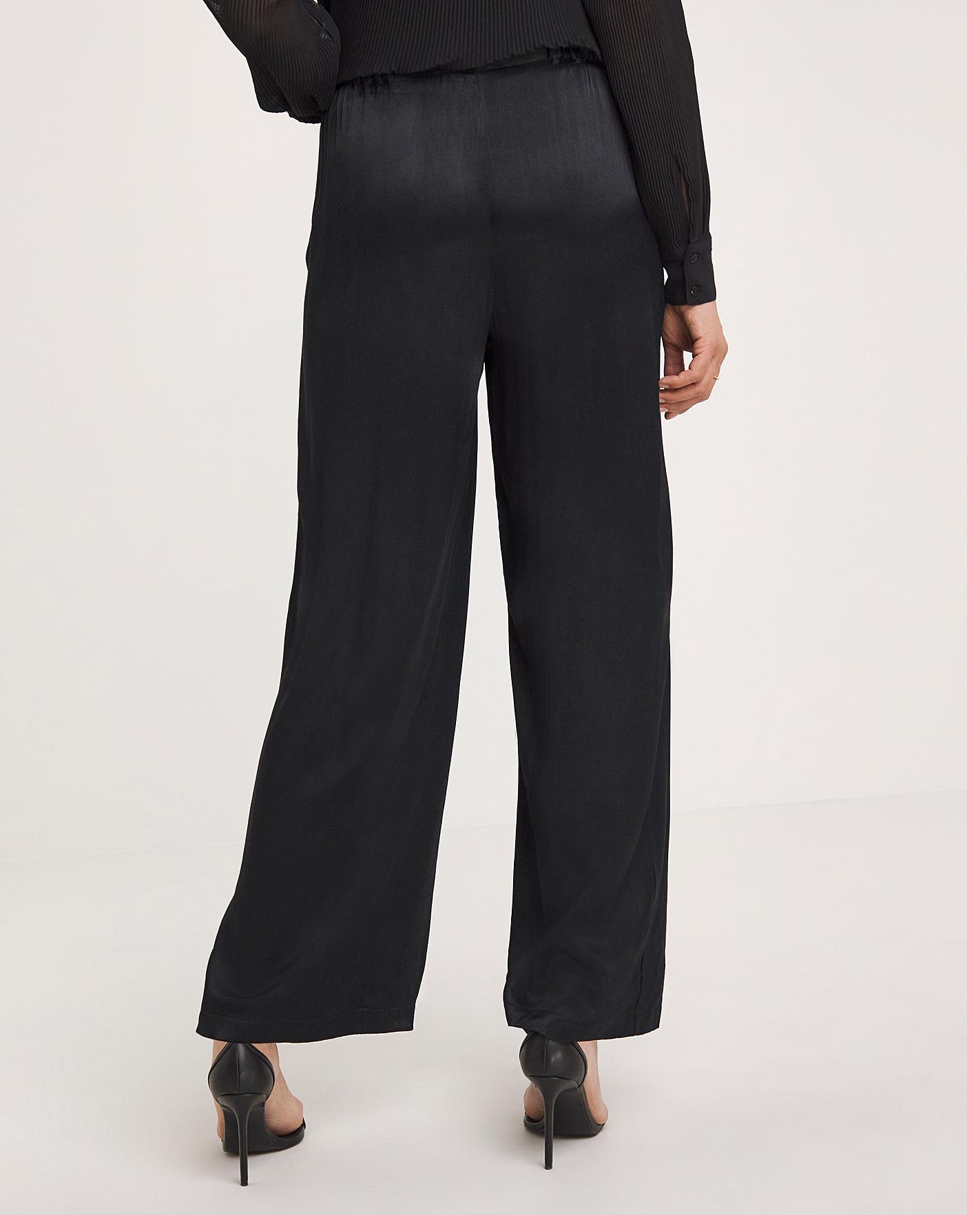 Joanna Hope Hammered Satin Trousers 