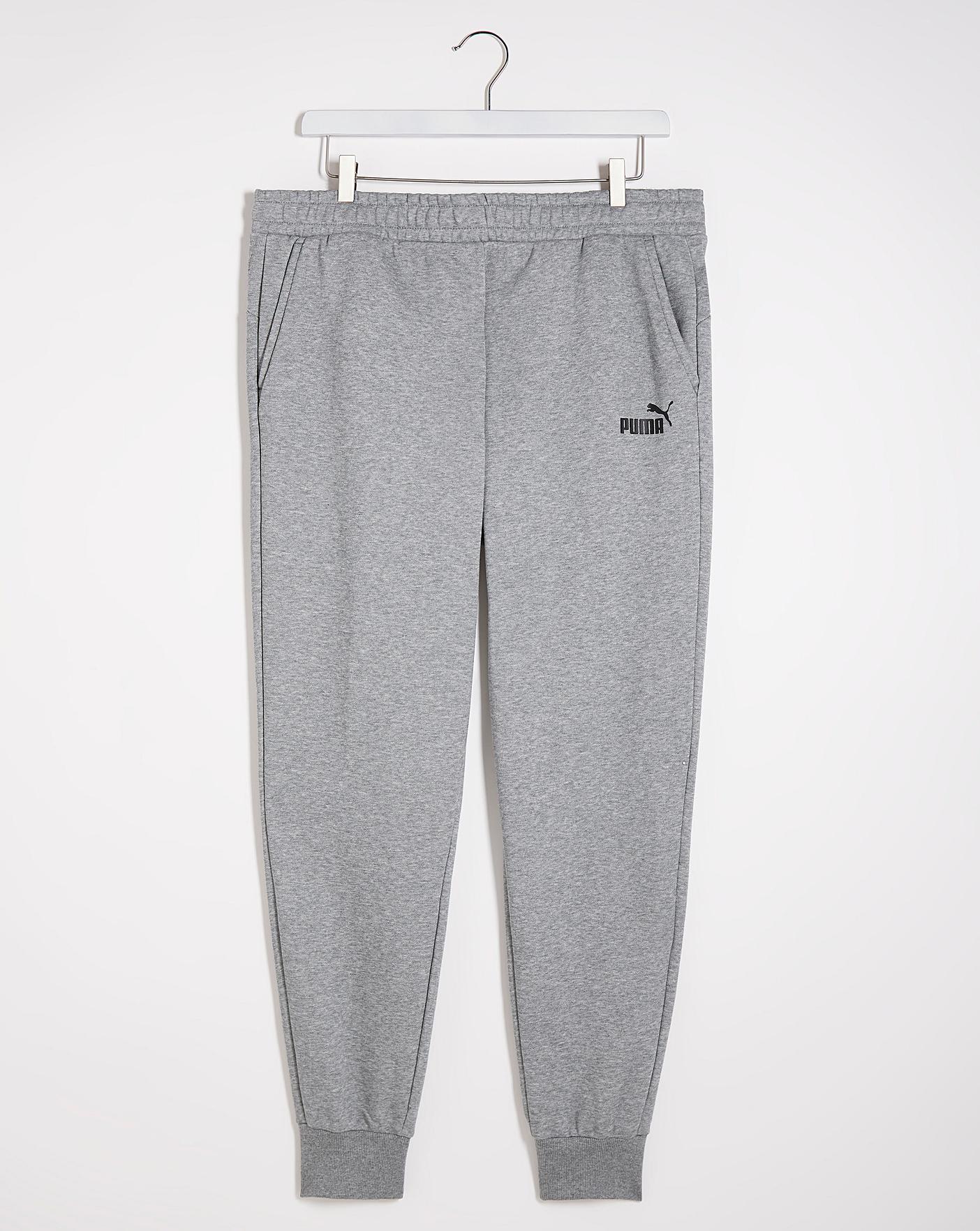 puma essential logo fleece pants