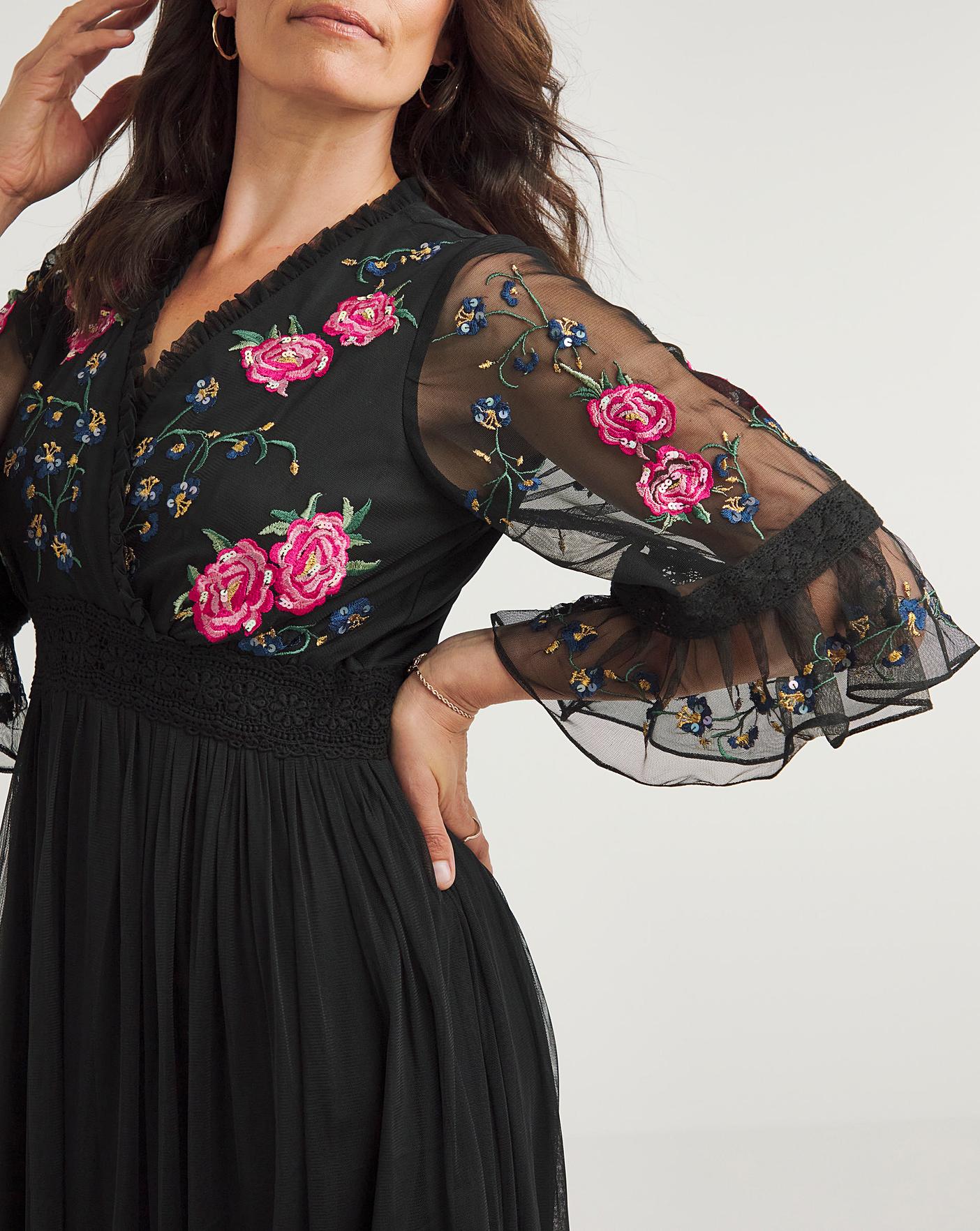 Joanna Hope Embroidered Maxi Dress | Marisota