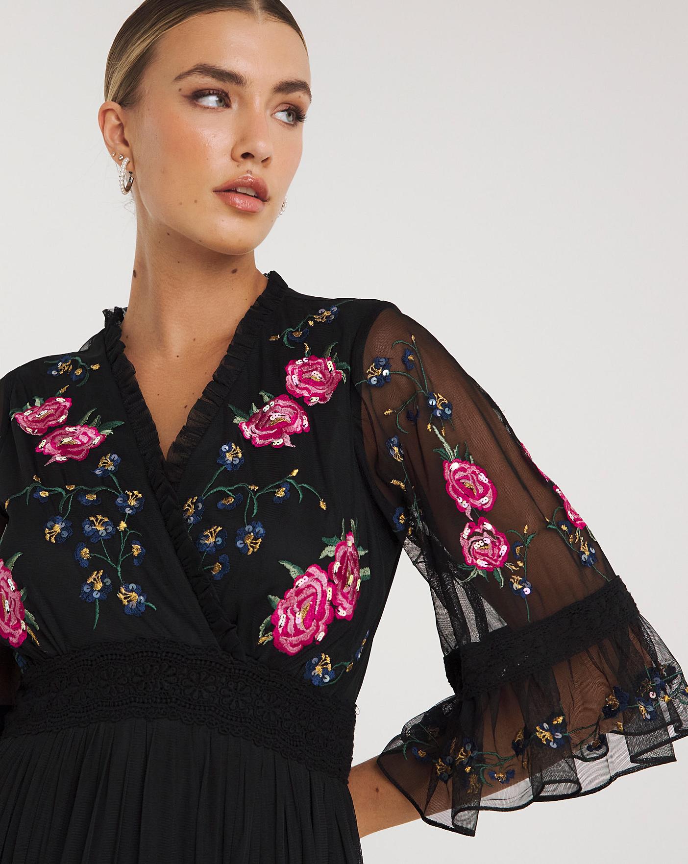 Joanna hope shop embroidered dress