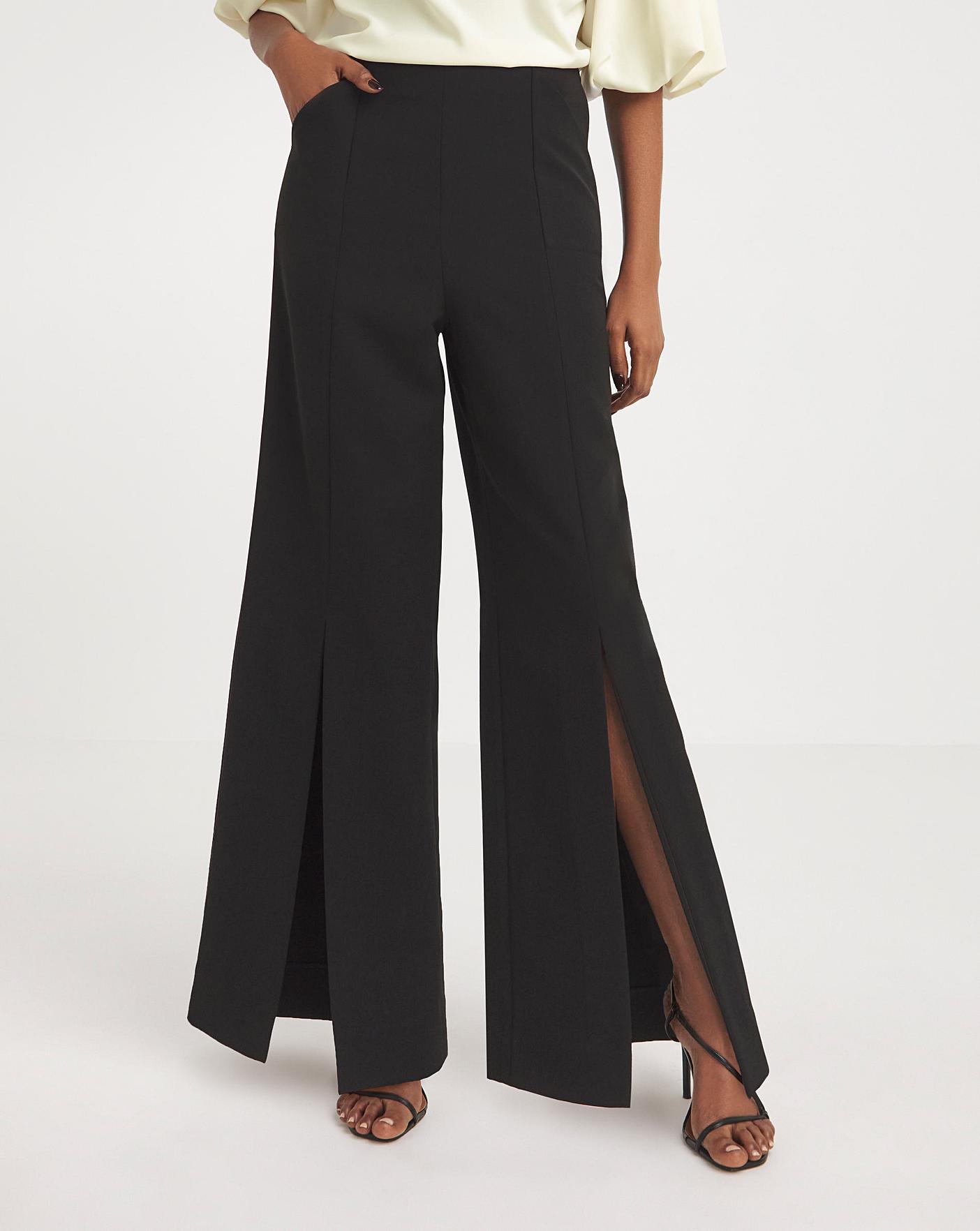 Joanna Hope Tailored Wide Leg Trousers | Marisota