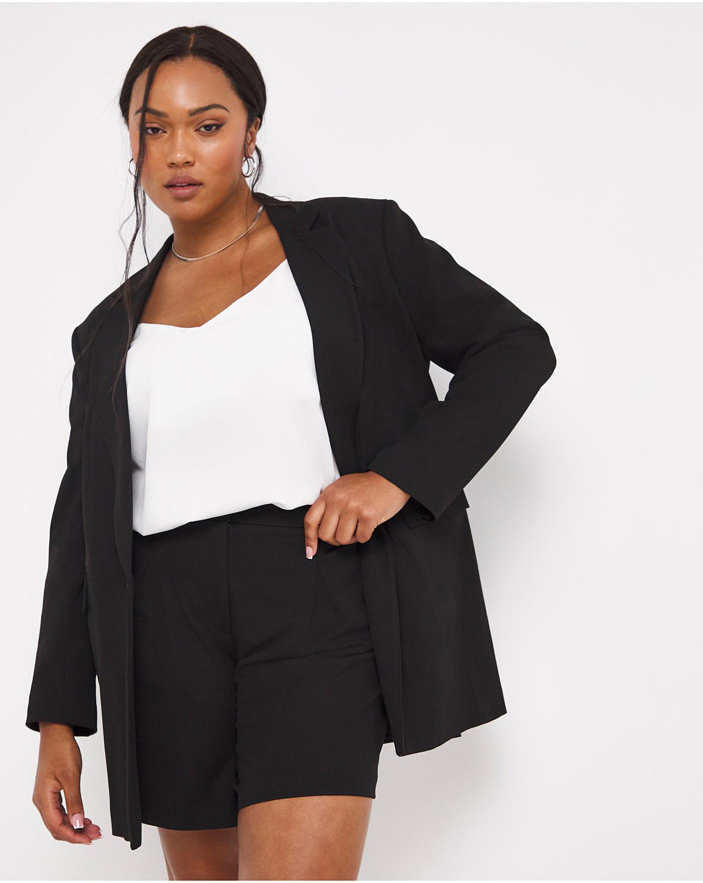 Black Tailored Single Breasted Blazer