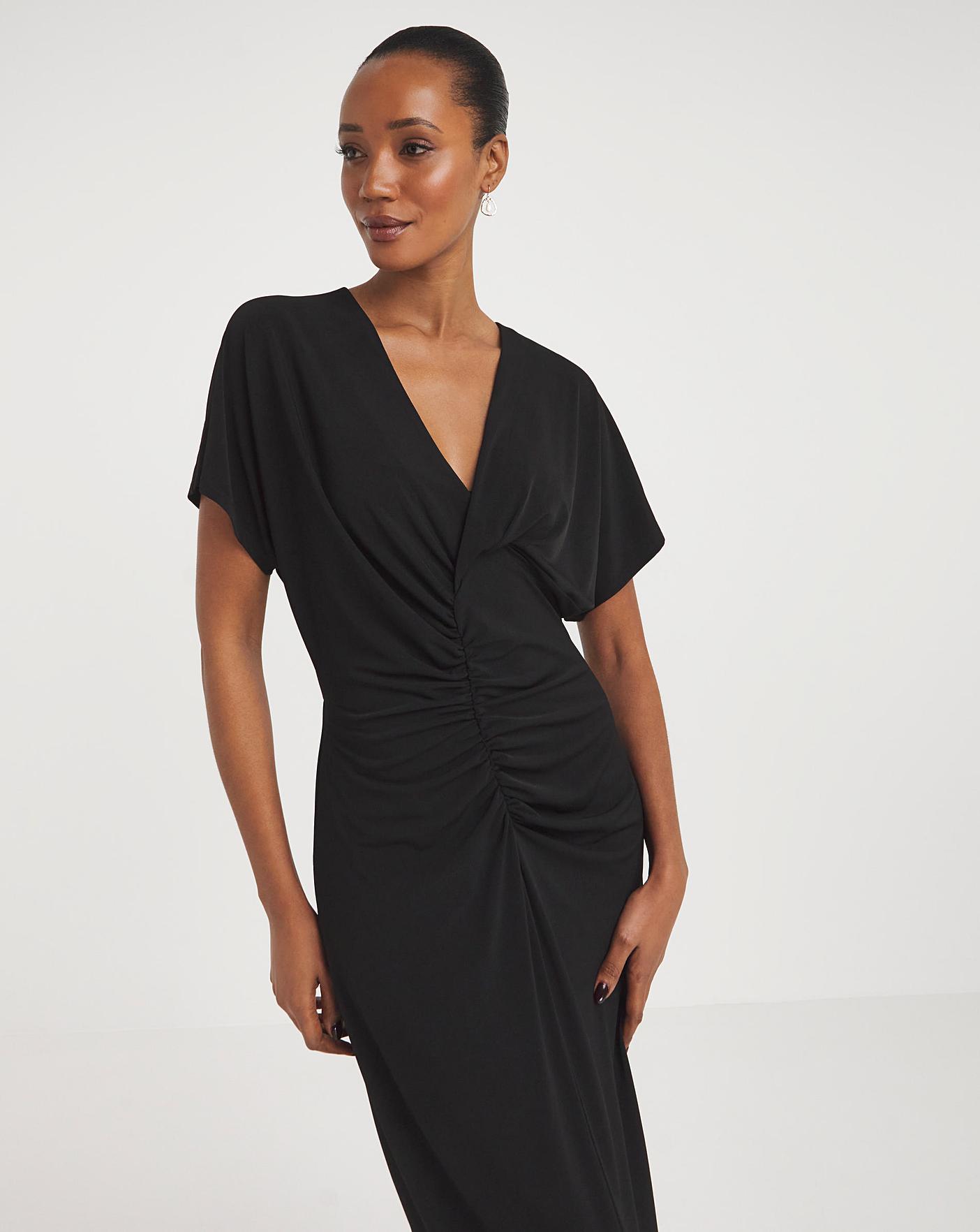 Joanna Hope Ruched Front Jersey Dress