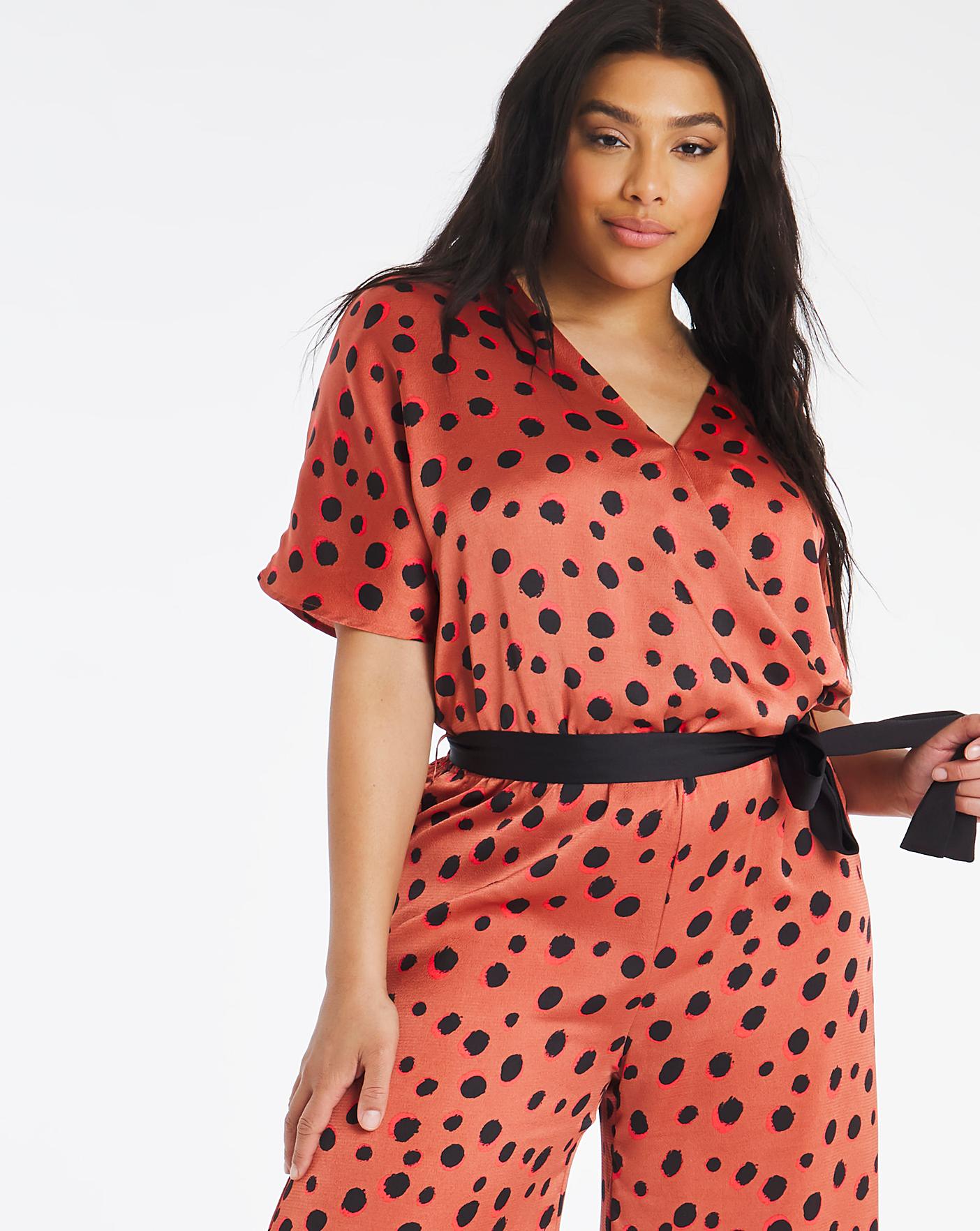 Pretty Secrets Wrap Front Jumpsuit 