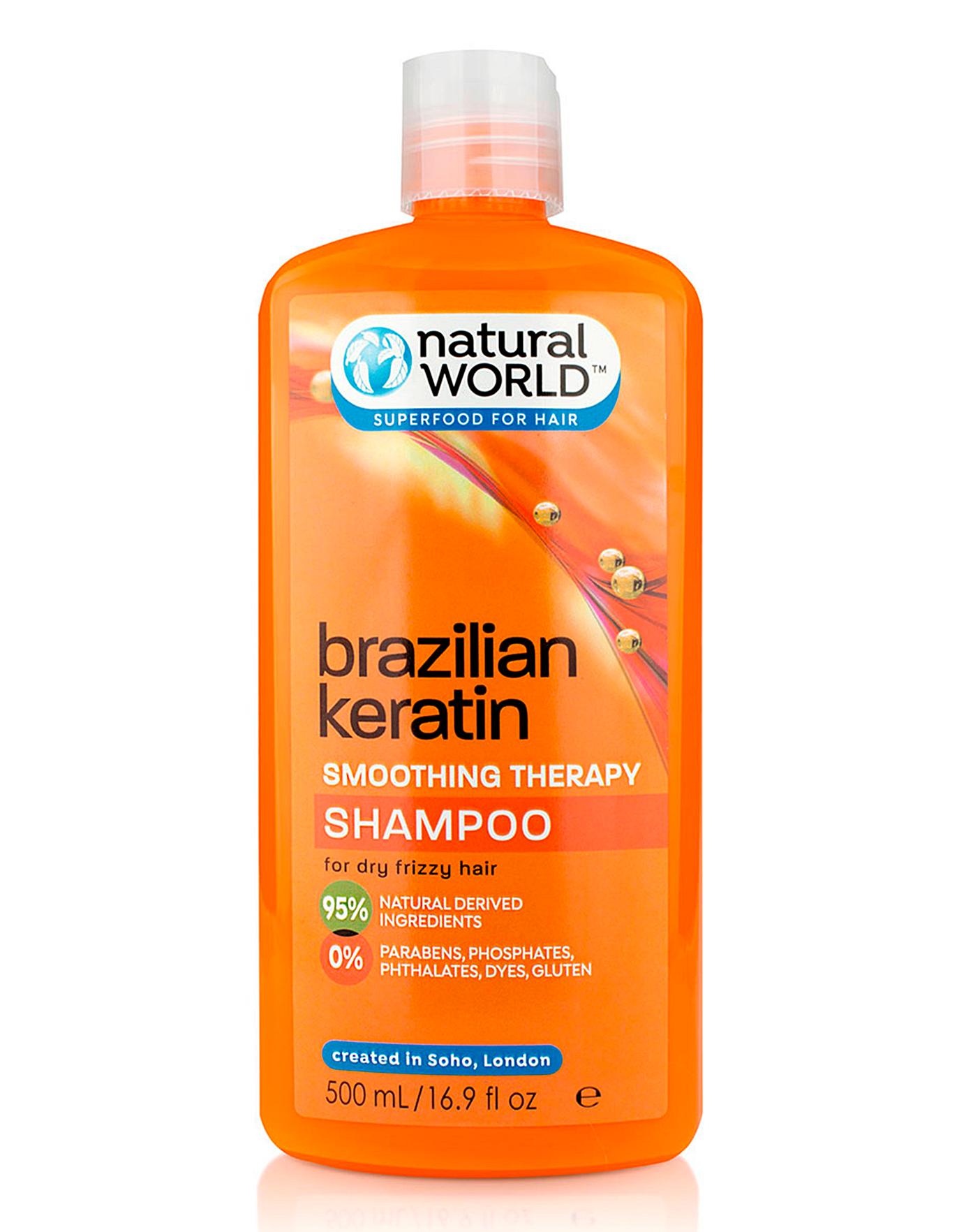 Natural World Keratin Hair Care Set Home Essentials