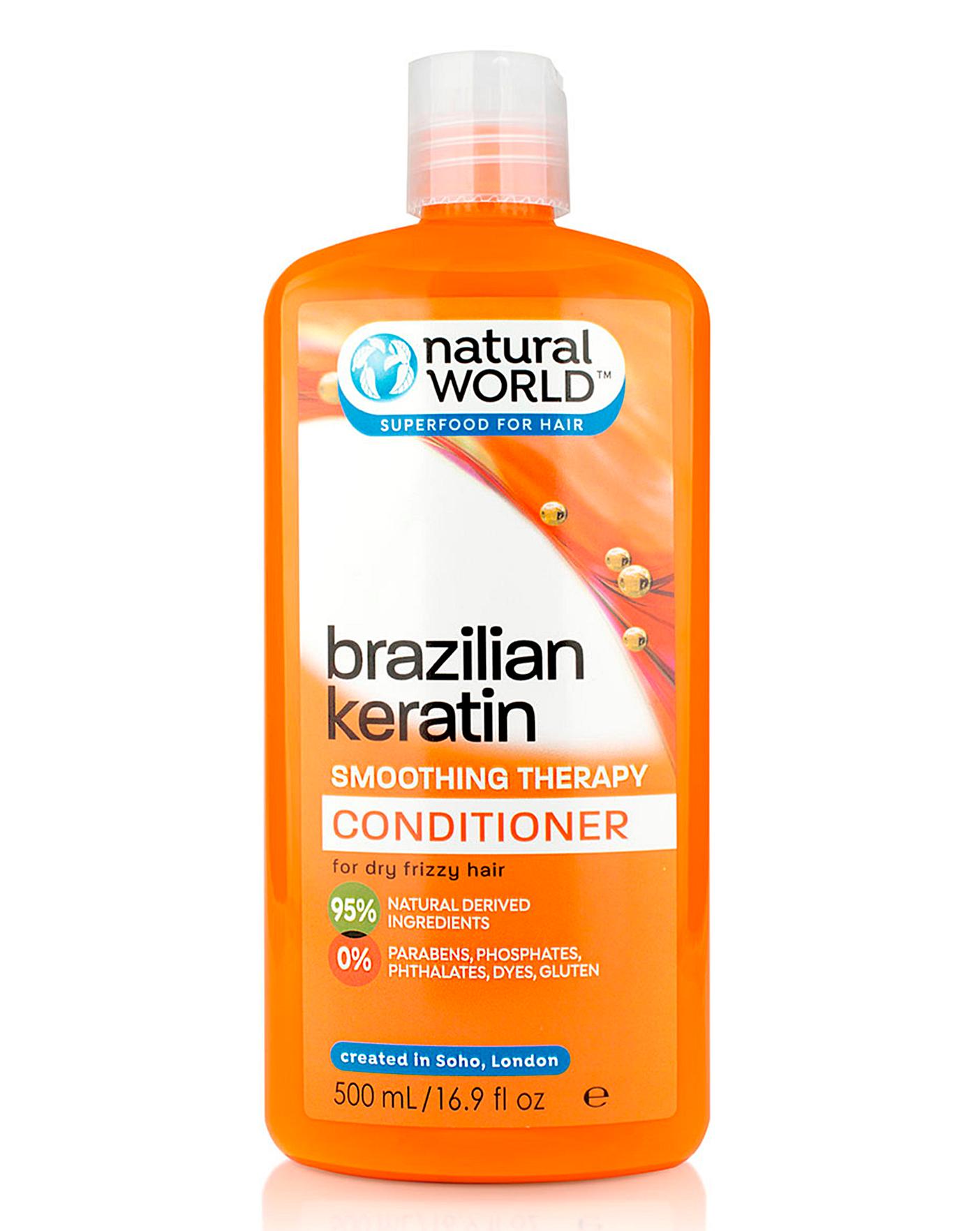 Natural World Keratin Hair Care Set Home Essentials