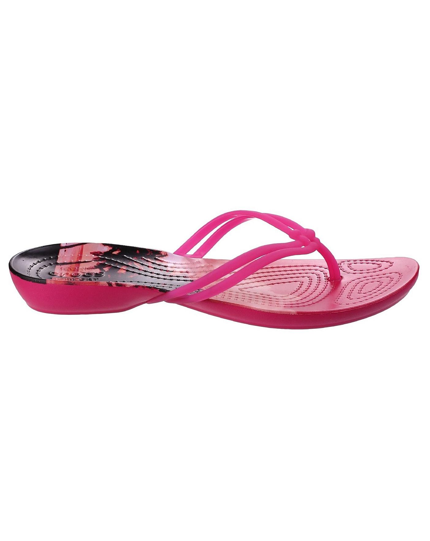 crocs isabella flip flop