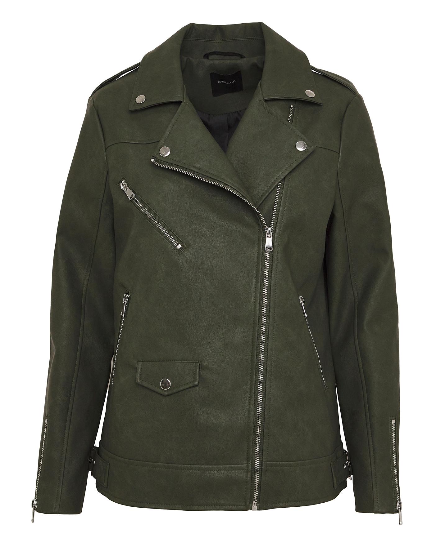 Joanna hope clearance longline leather jacket