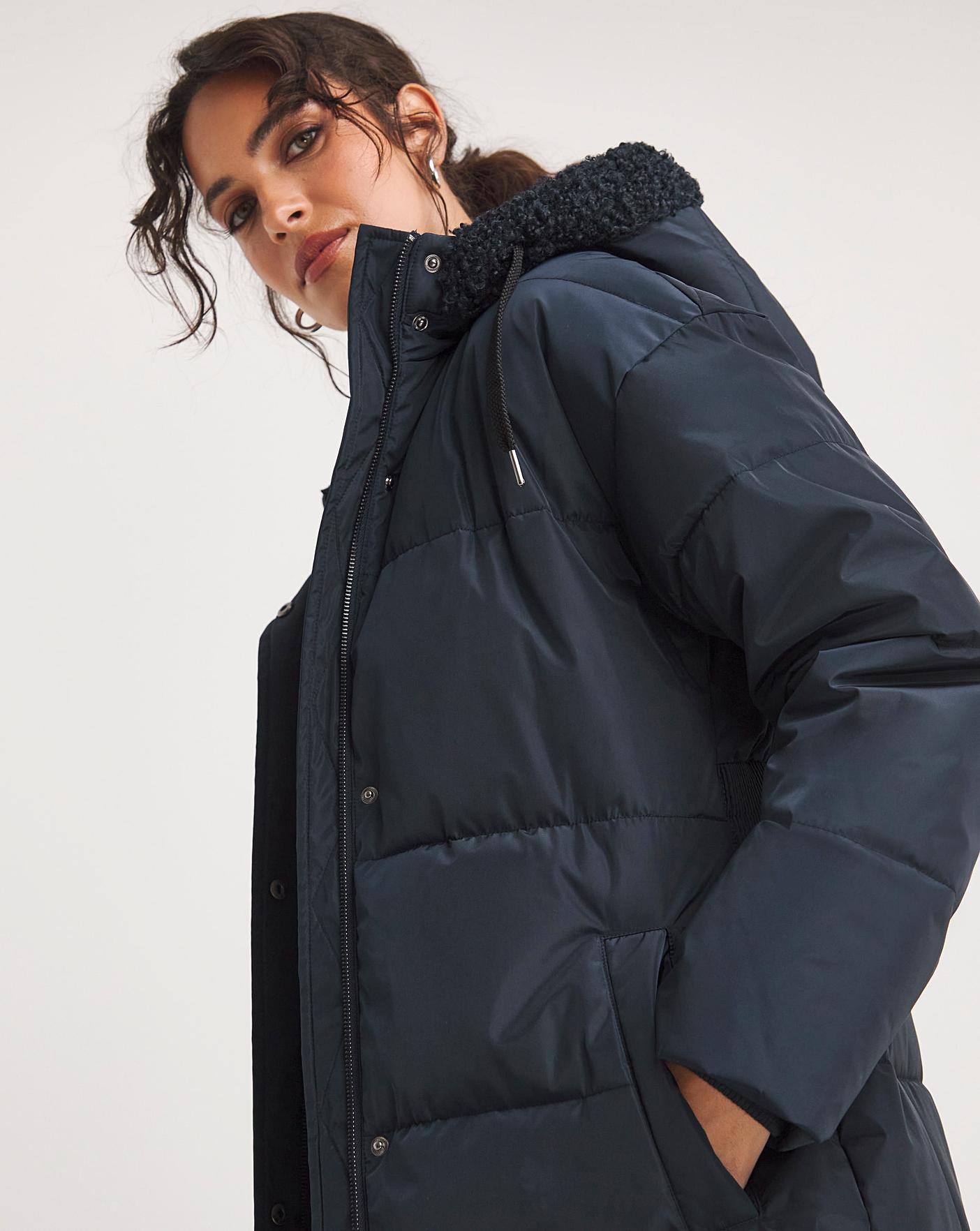 Water Resist Padded Maxi Coat | Ambrose Wilson