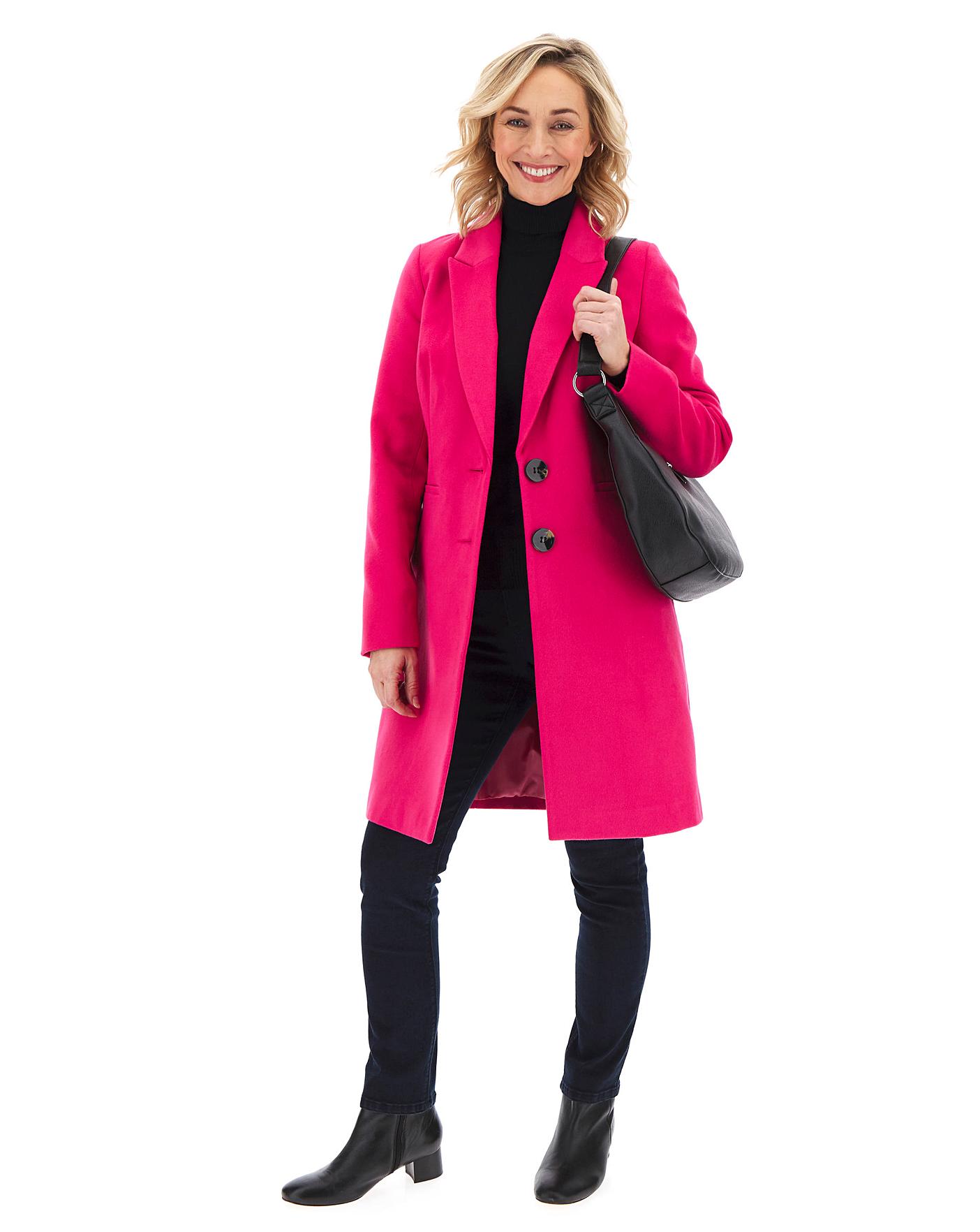 bright pink coat