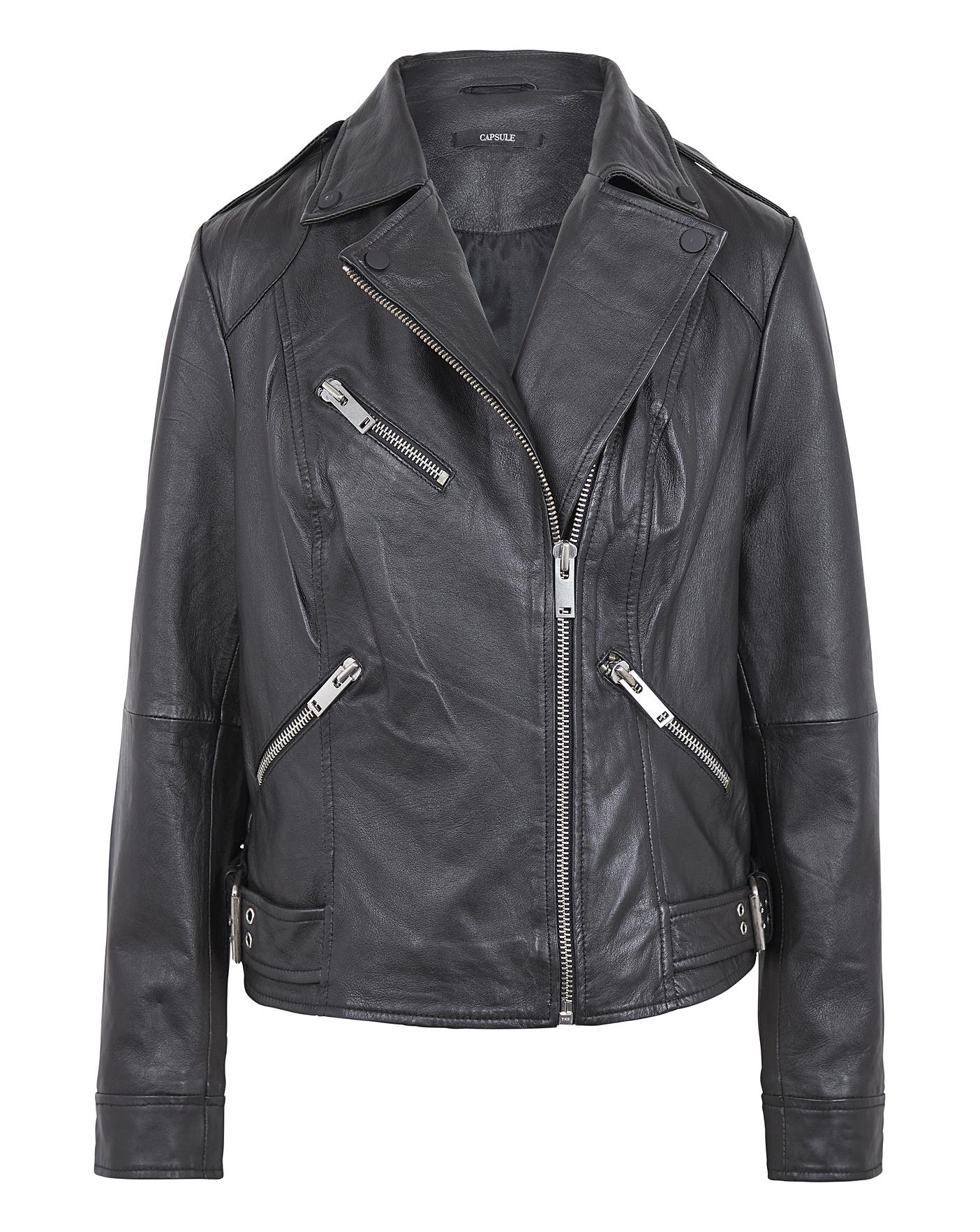 Leather Biker Jacket | Oxendales