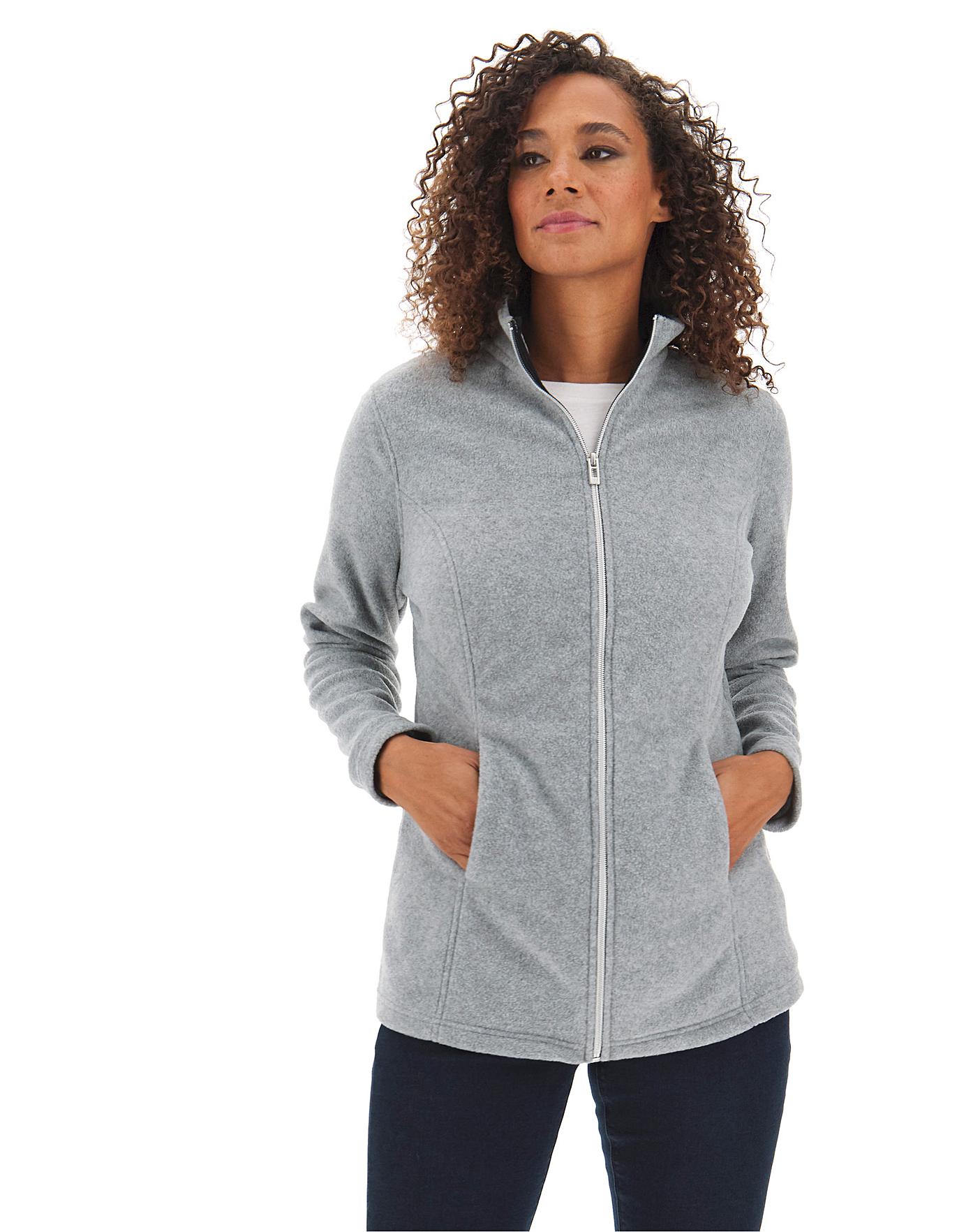 Grey Marl Fleece Jacket Ambrose Wilson