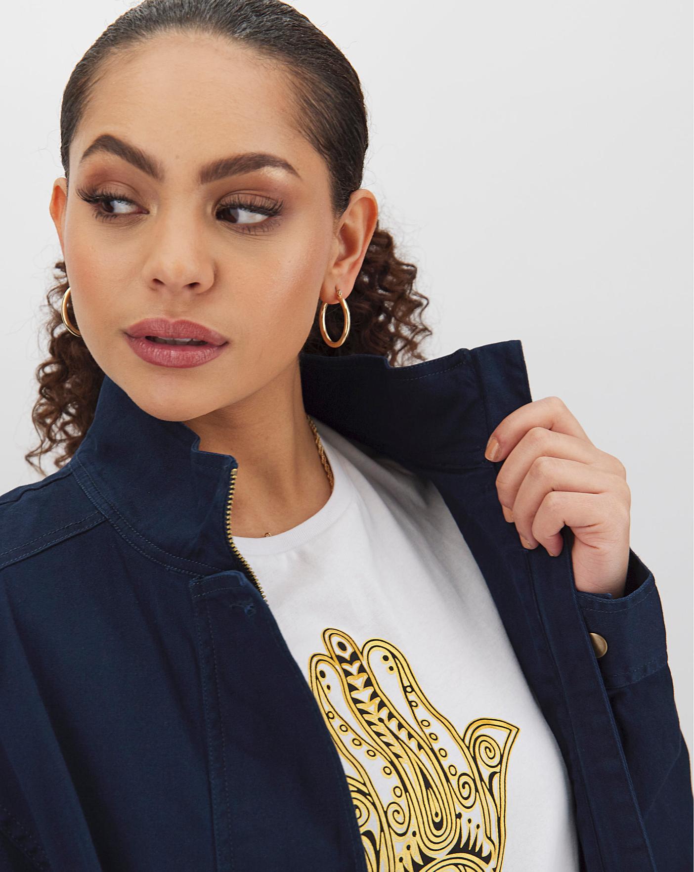 Navy Utility Jacket Fashion World