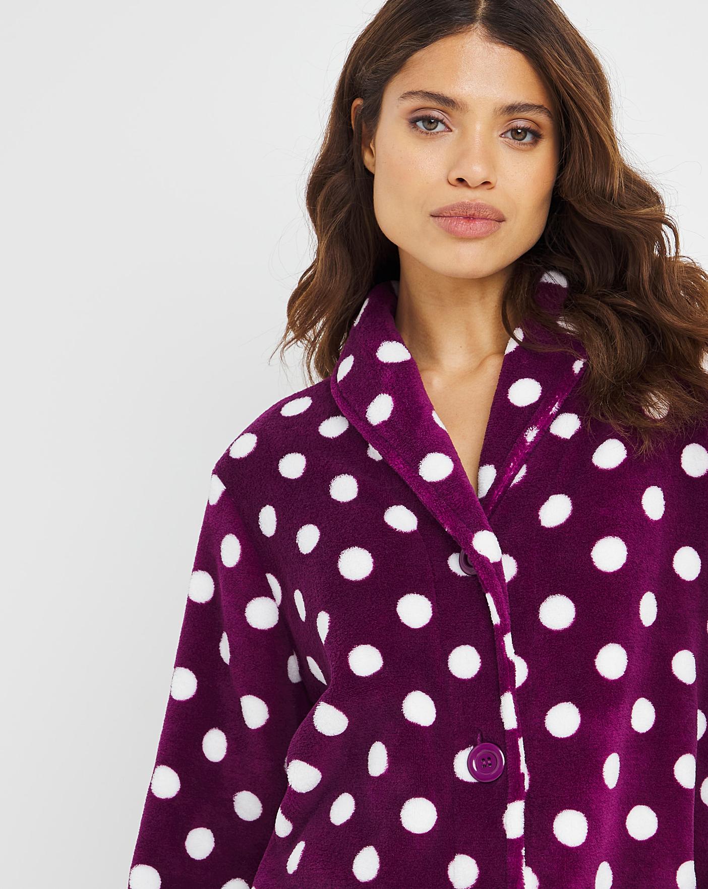 pretty secrets velour zip gown