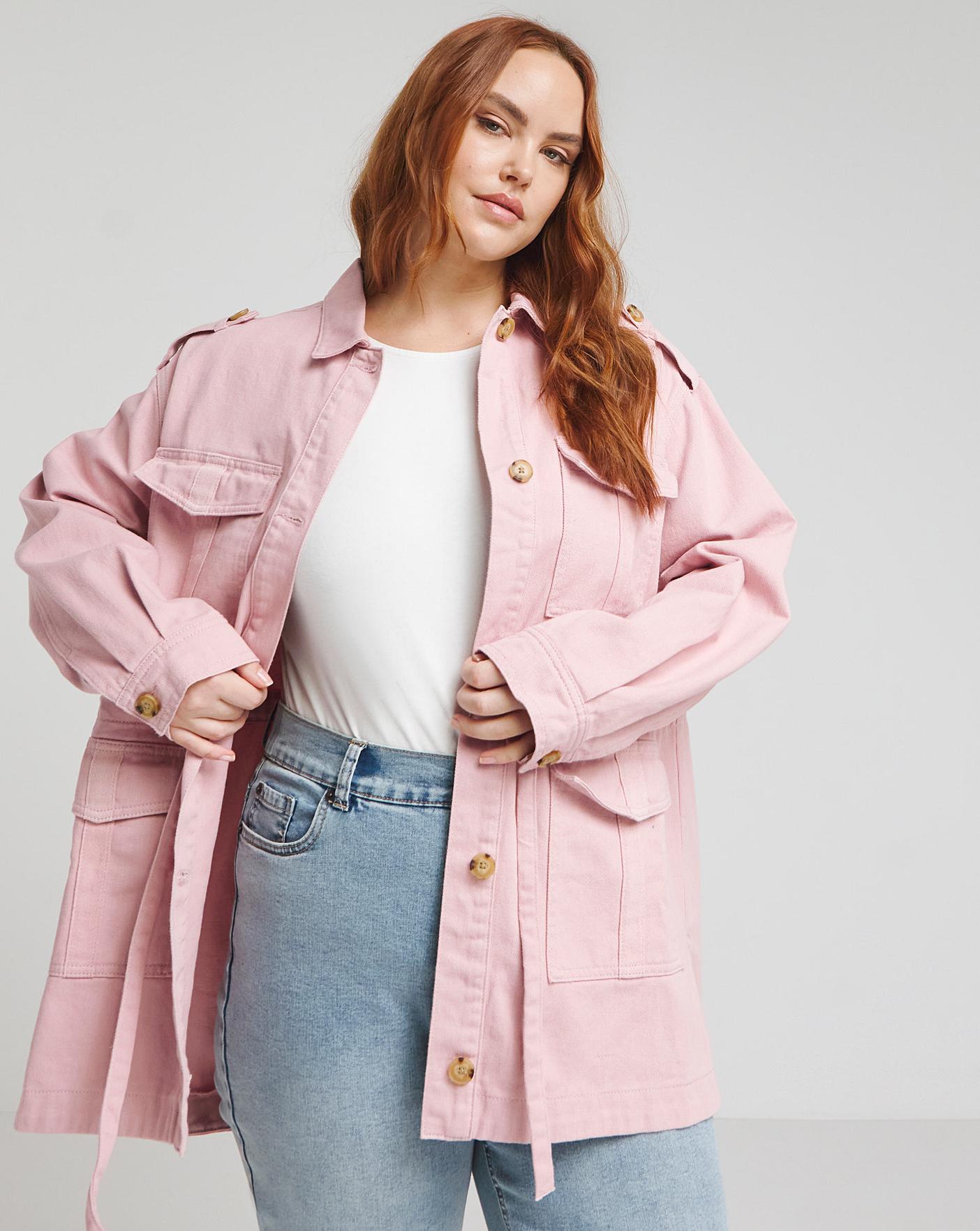 Pink shop cargo jacket