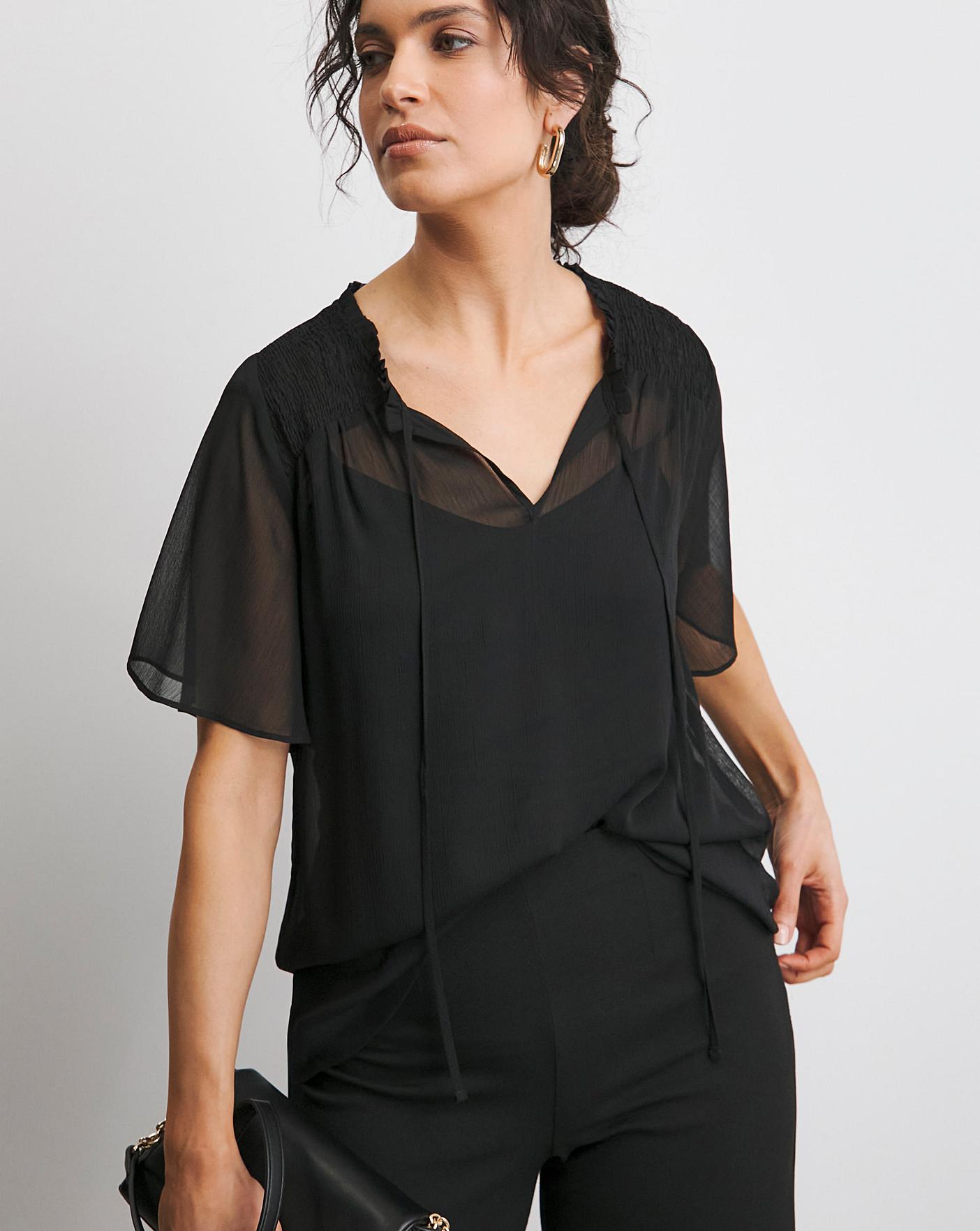 Chiffon tops for ladies on sale