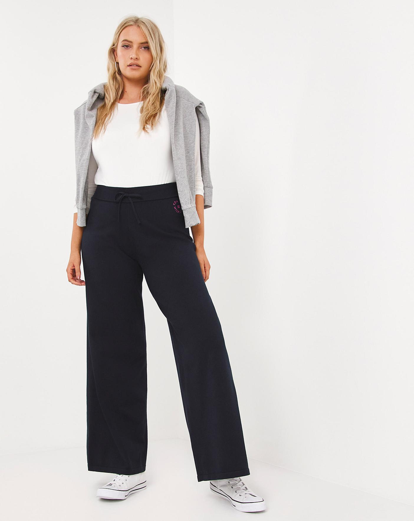 Tommy Hilfiger Wide-Leg Athletic Pants for Women