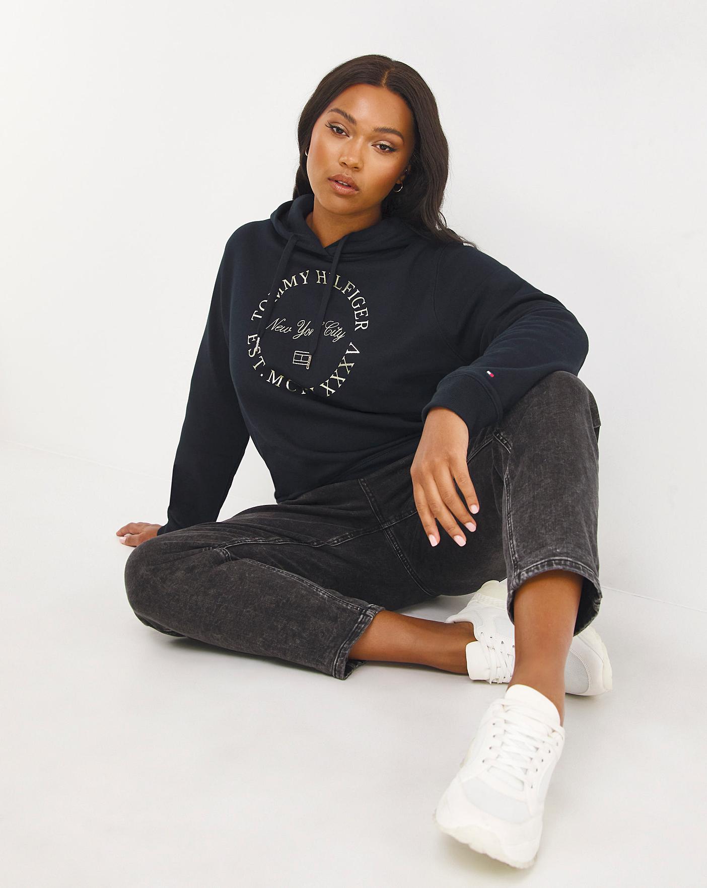 Tommy hilfiger hoodie gold Clearance