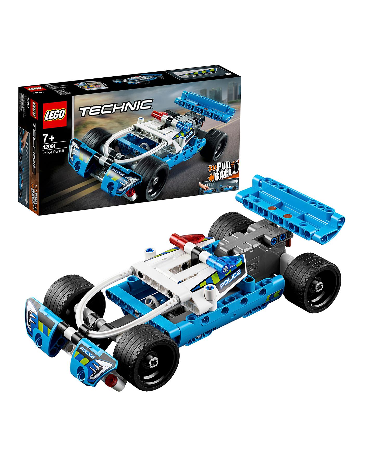 lego technic blue car