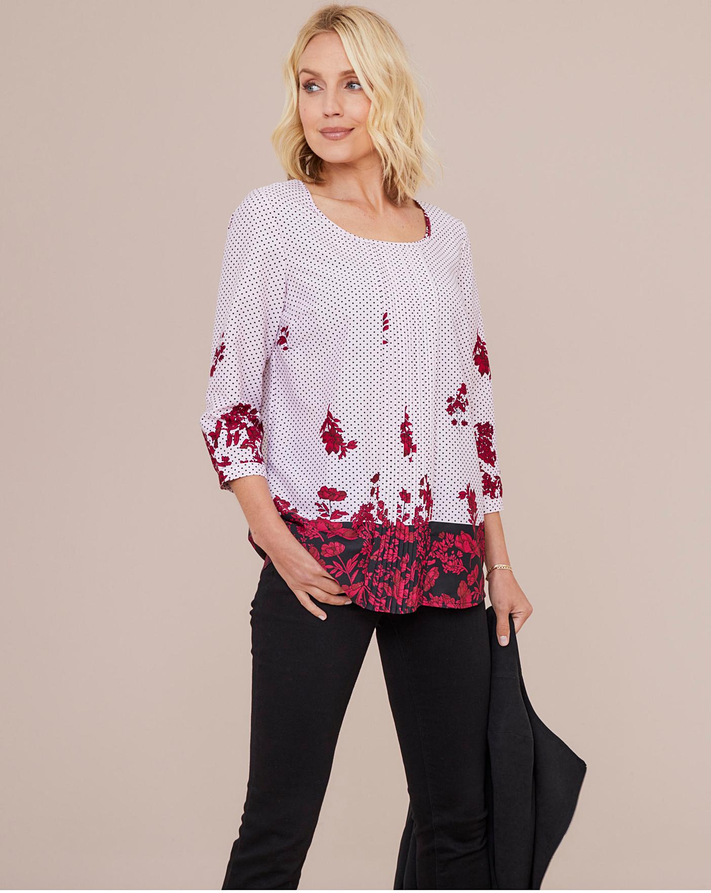 Julipa Multi Print Blouse | J D Williams