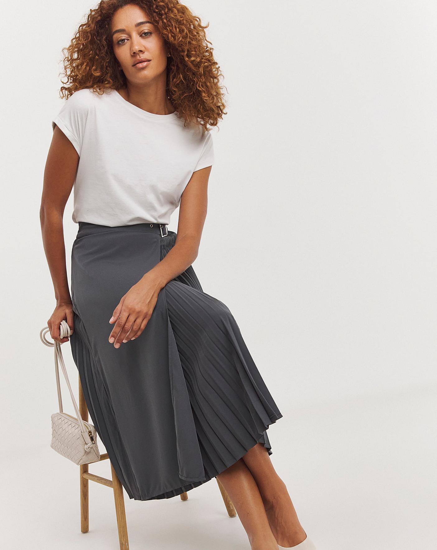 Pleated maxi skirt tesco best sale