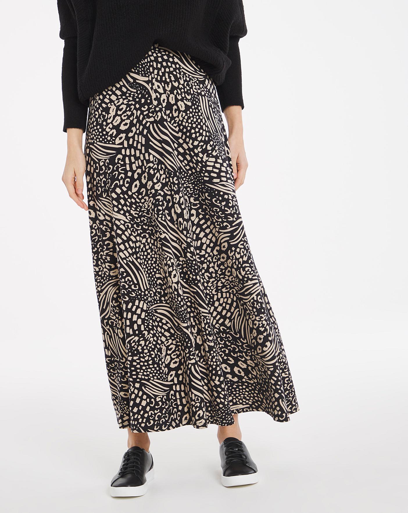 Julipa Pull on Maxi Skirt J D Williams