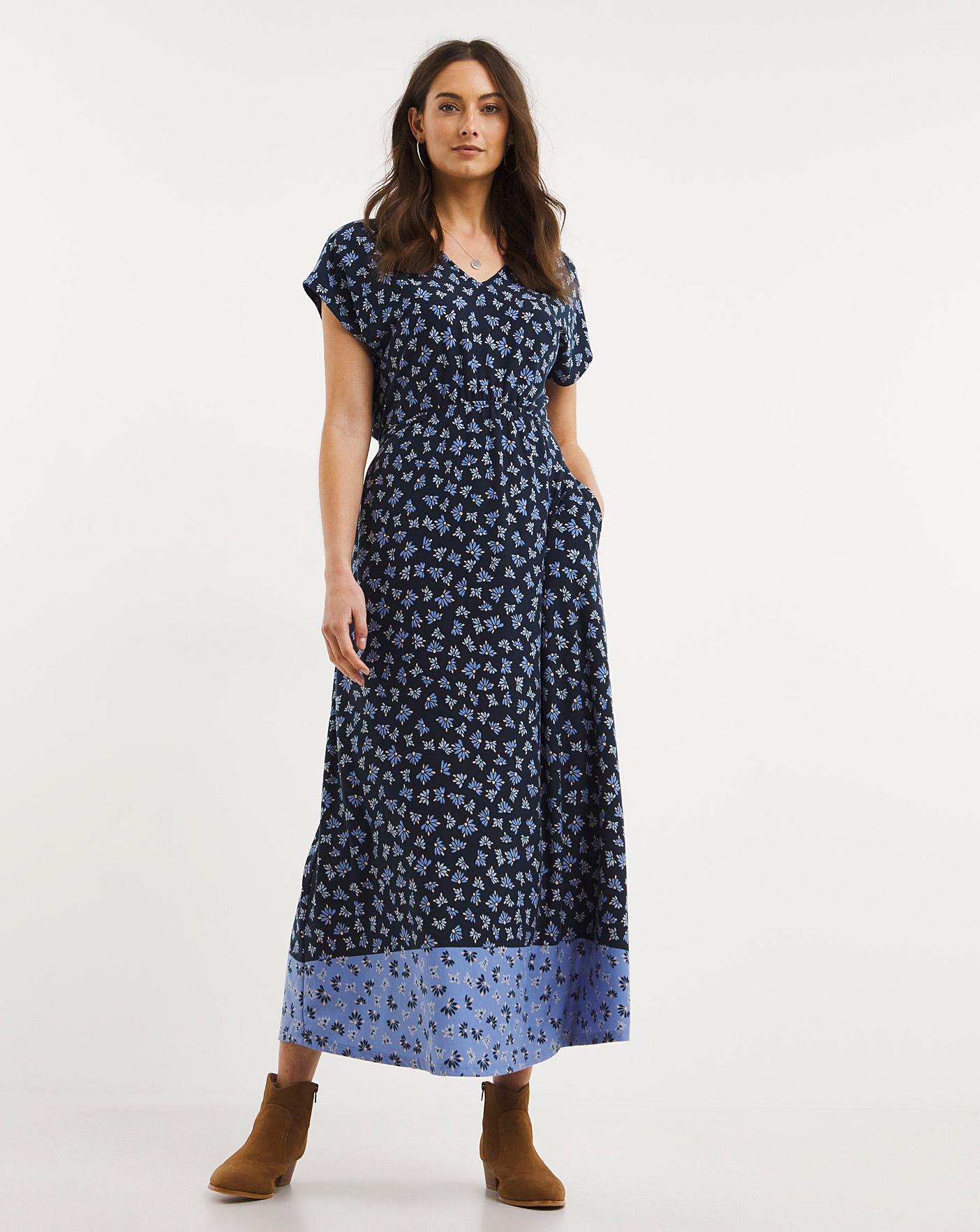 Julipa Jersey Gathered Waist Midi Dress | Ambrose Wilson