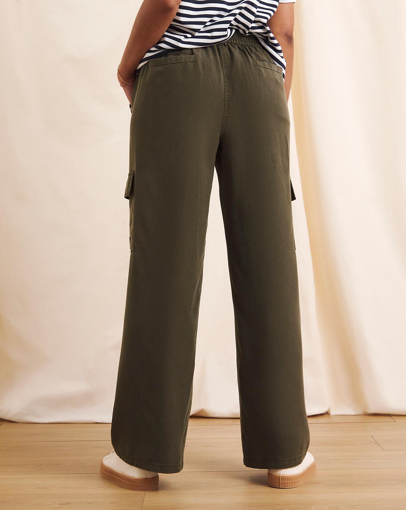 Anise Lili Lyocell Cargo Trouser | J D Williams