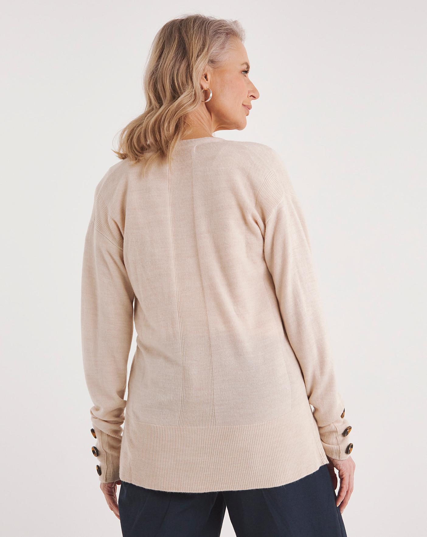 Julipa Supersoft Button Sleeve Cardigan Marisota