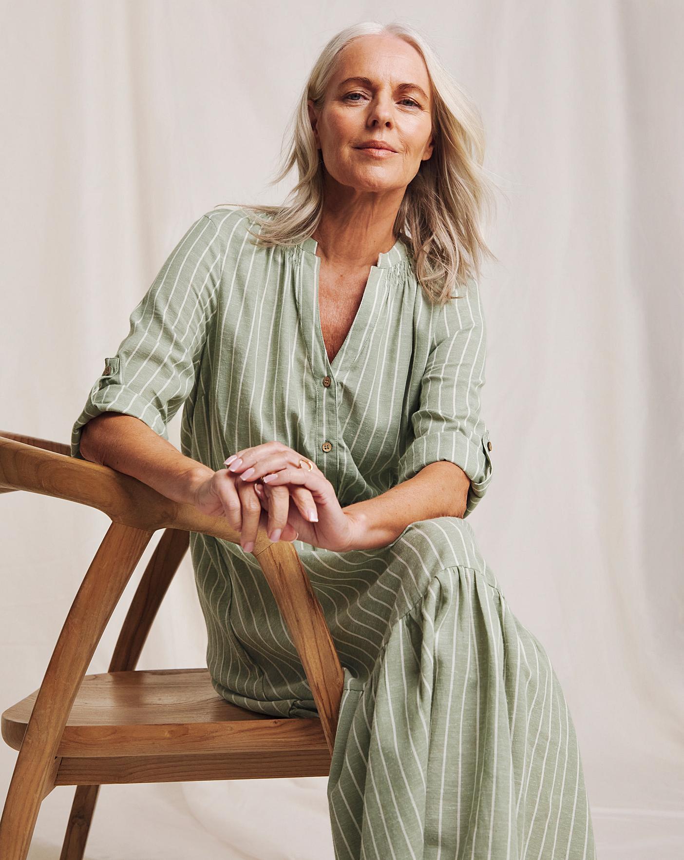 Linen shirt dresses for summer deals
