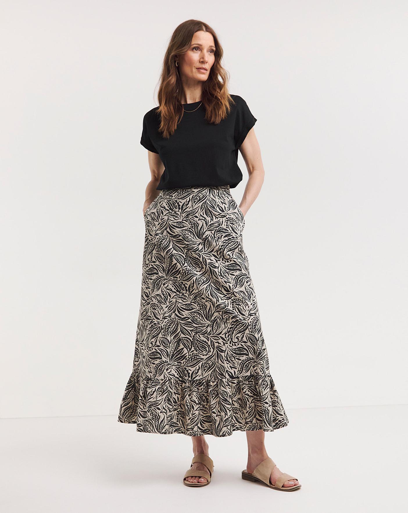 Jd williams zebra outlet print skirt