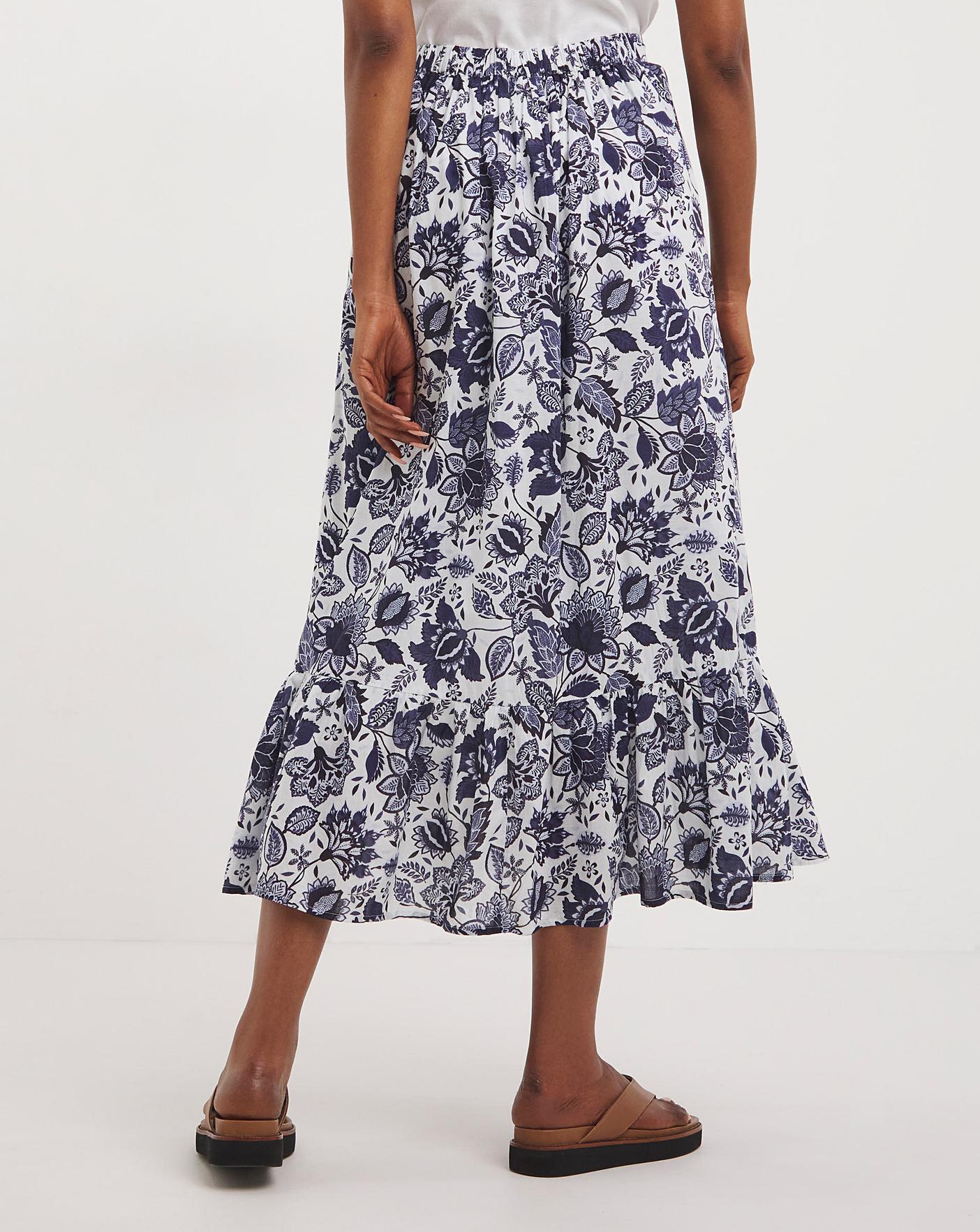 Anise Tiered Co-Ord Maxi Skirt | J D Williams