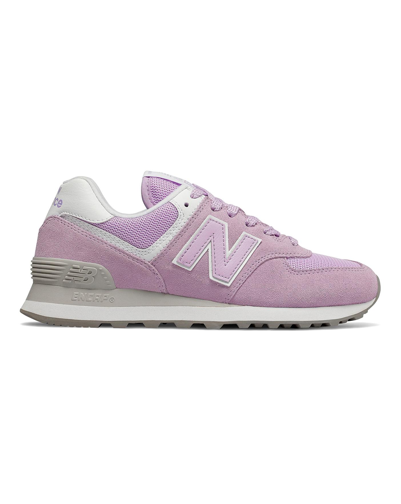 new balance 574 violet
