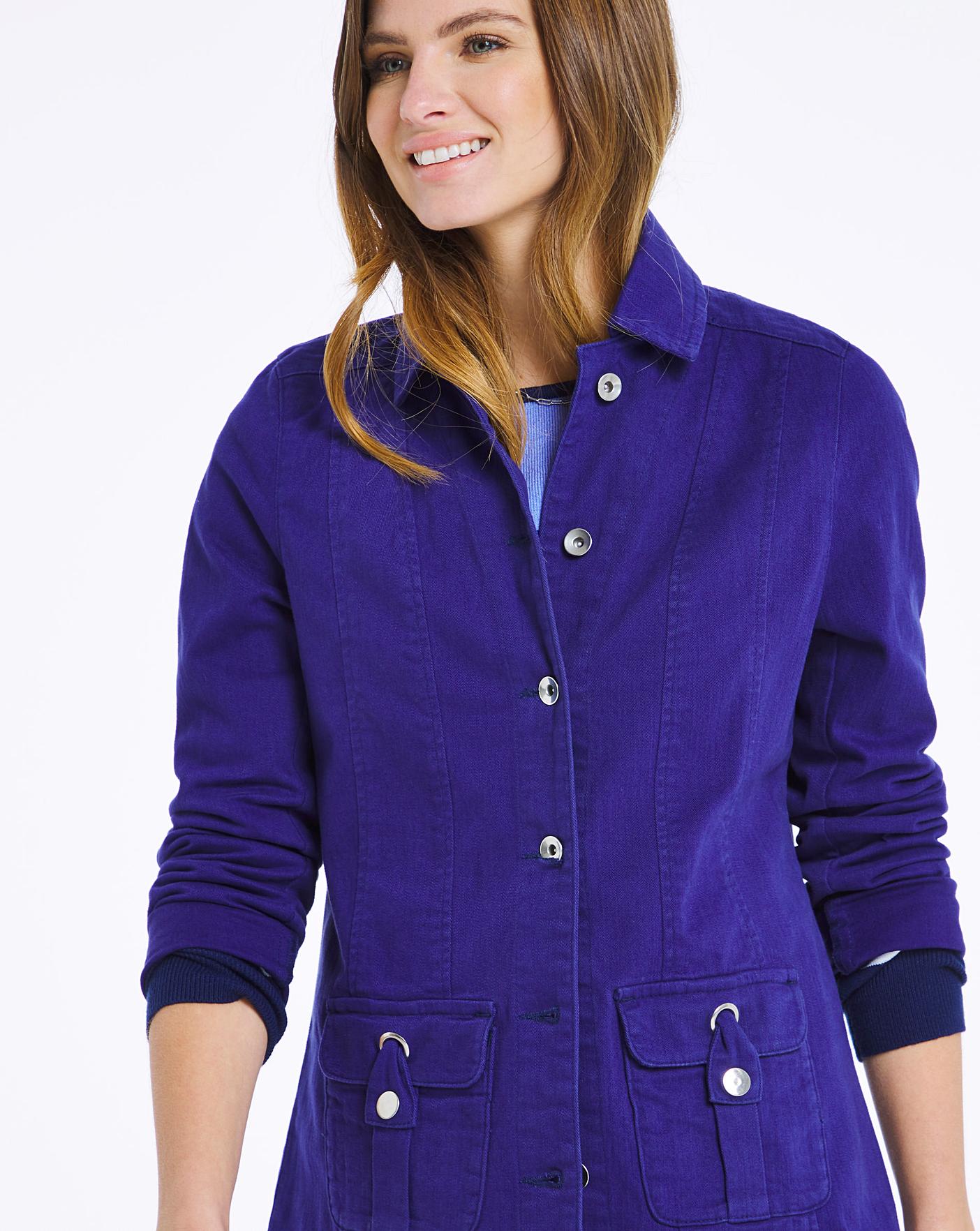 Julipa Twill Jacket with Pocket Detail Oxendales