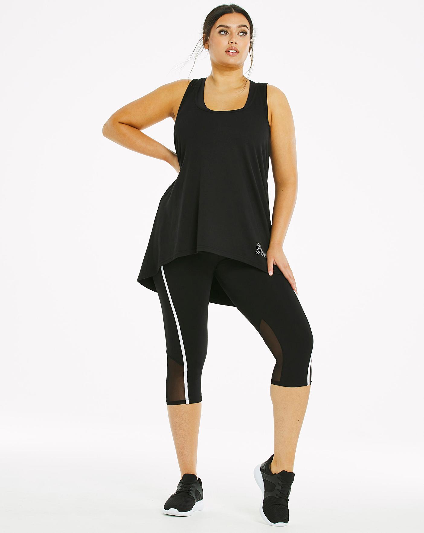 Pineapple Cropped Legging | Simply Be
